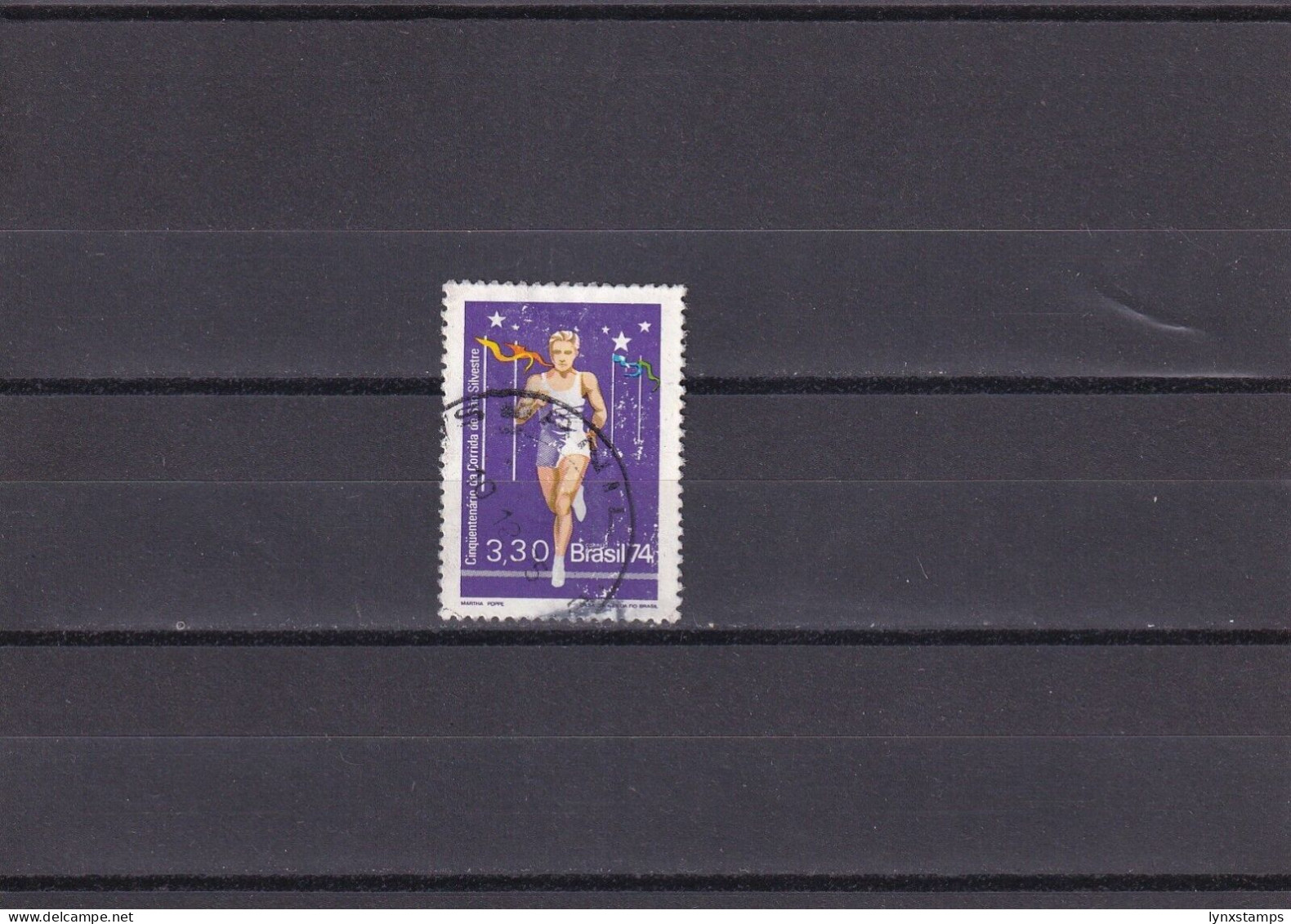 SA06 Brazil 1974 50th Anniv Of The Sao Silvestre Long-distant Race Used Stamp - Used Stamps