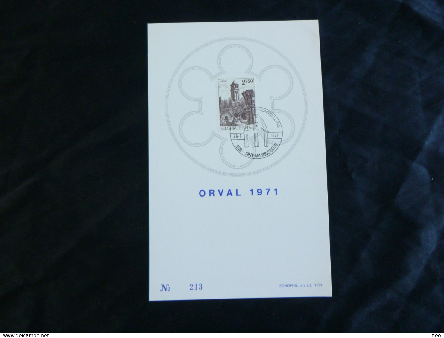 1971 1592 FDC ECHOPHIL FIRST DAY CARD ( Sint Amandsberg ) : " Abbay D'orval " - 1971-1980