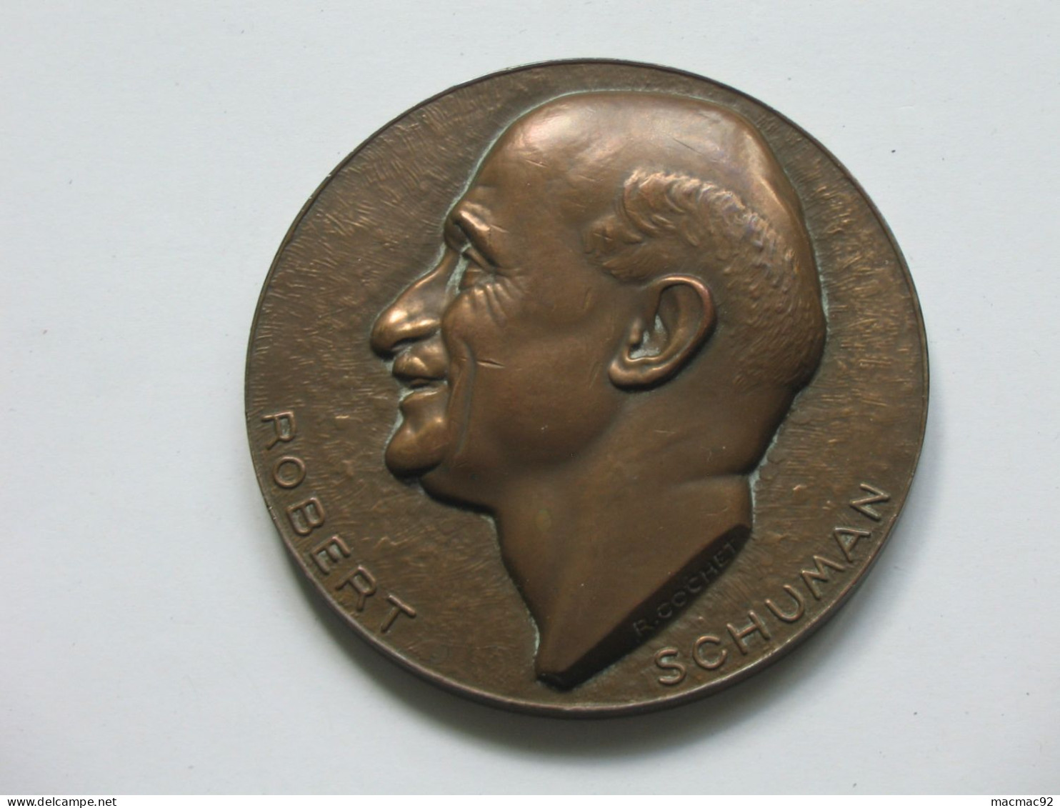 Médaille ROBERT SCHUMAN - 1ere étape De La Fédération Européenne 9 Mai 1960  **** EN ACHAT IMMEDIAT **** - Firma's