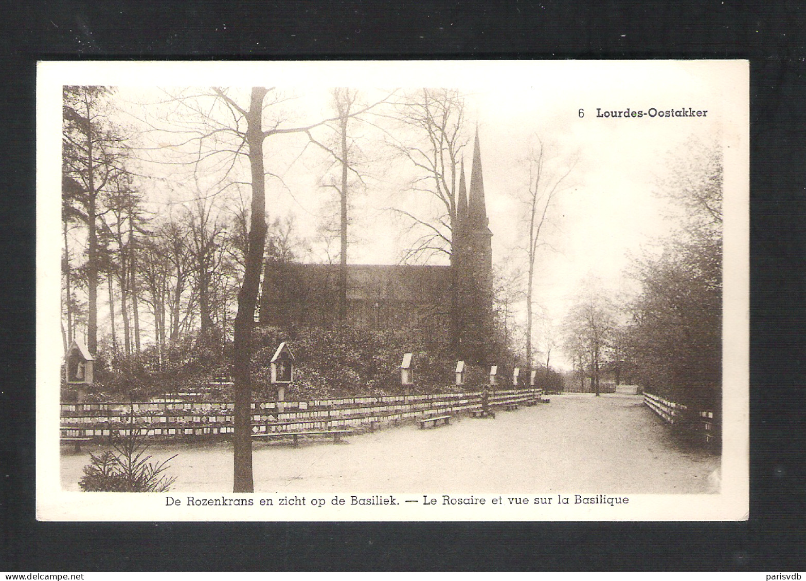 OOSTAKKER - LOURDES - DE ROZENKRANS EN ZICHT OP DE BASILIEK   (11.186) - Gent