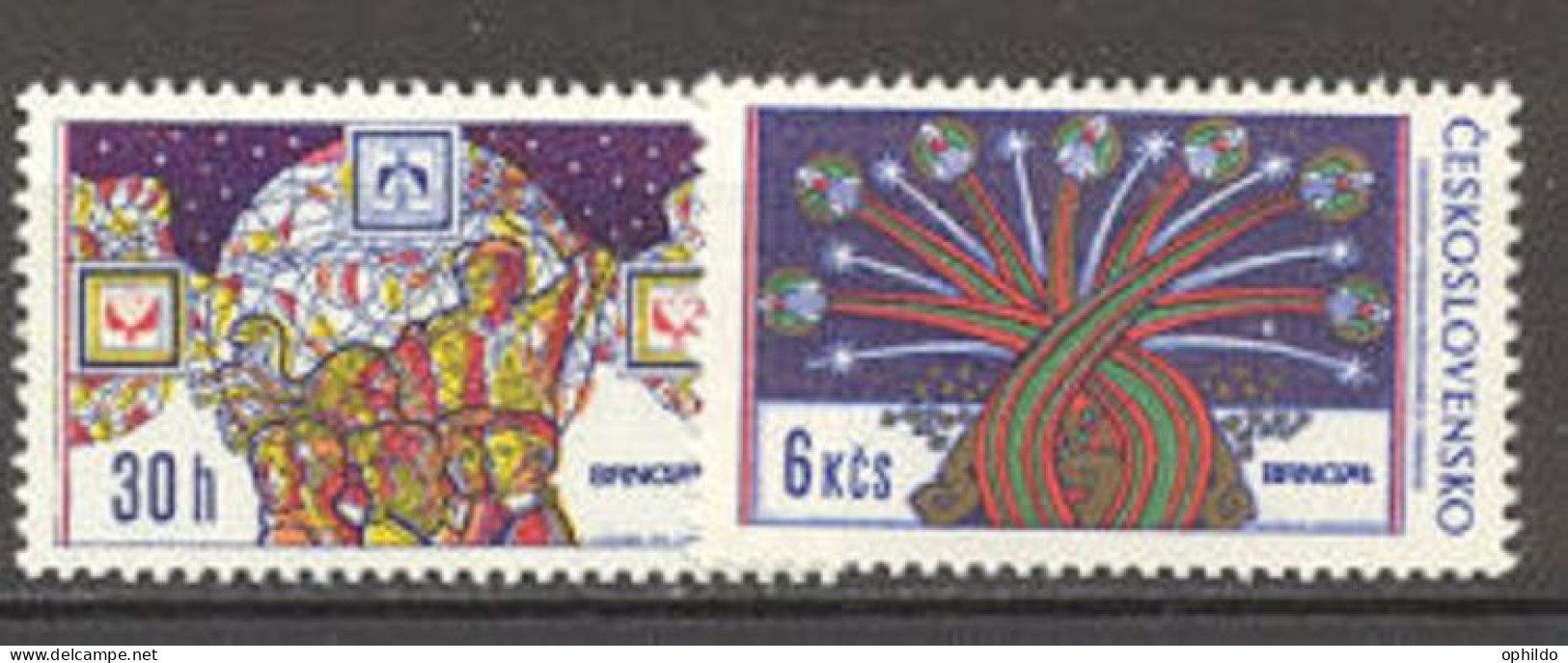 Tchécoslovaquie    Yvert   2054/2055    * *  TB   - Unused Stamps