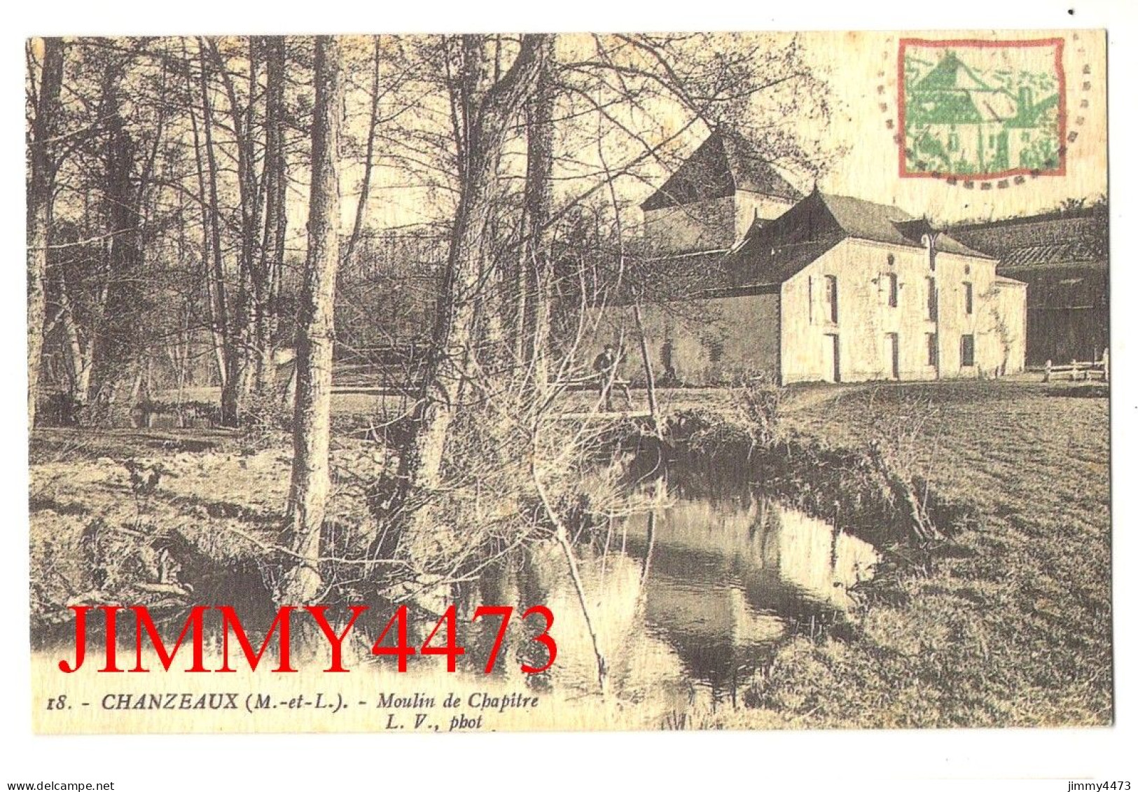 CPA - CHANZEAUX (M.-et-L.) Moulin Du Chapitre ( Canton De Chemillé ) N° 18 - L. V. Phot. - Chemille