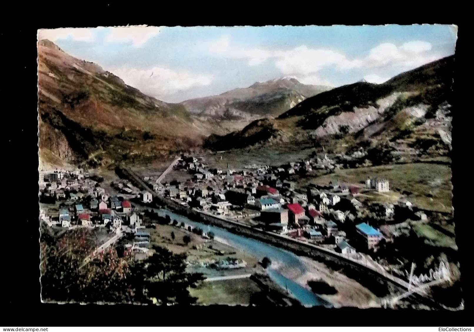 Cp, 73, Modane, Vue Générale De Modane-ville Et L'Arc, Voyagée, Ed. Jansol - Modane