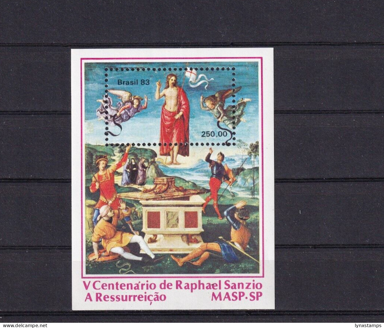 SA06 Brazil 1983 The 500th Anniversary Of The Birth Of Raphael Minisheet - Neufs