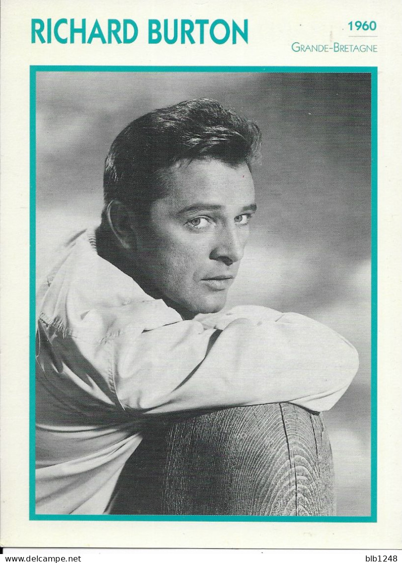 AUTRES COLLECTIONS CINEMA FILMOGRAPHIE PHOTO FICHE RICHARD BURTON ETATS-UNIS 1960 - Photos