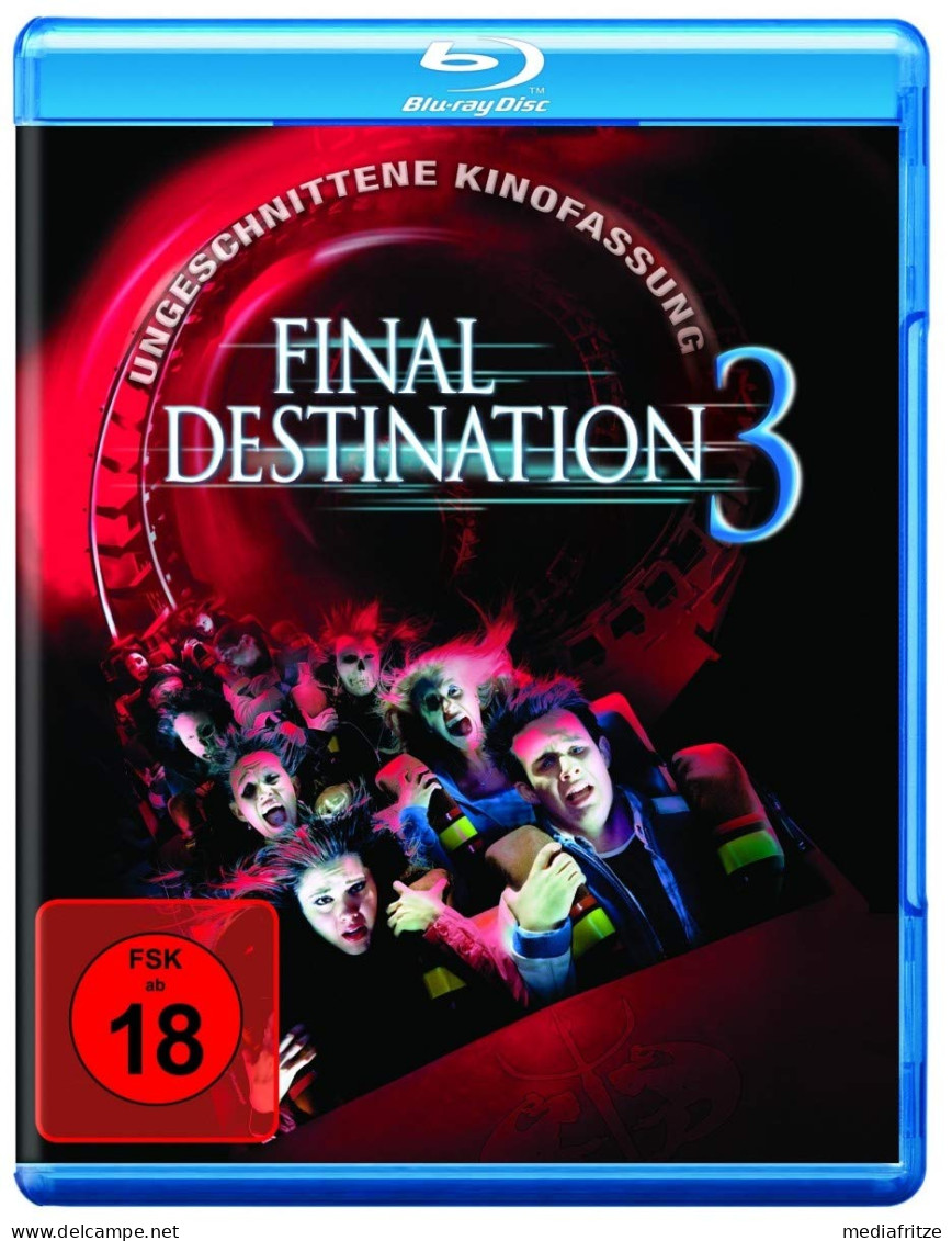 Final Destination 3 - Ungeschnittene Kinofassung [Blu-ray] - Autres Formats