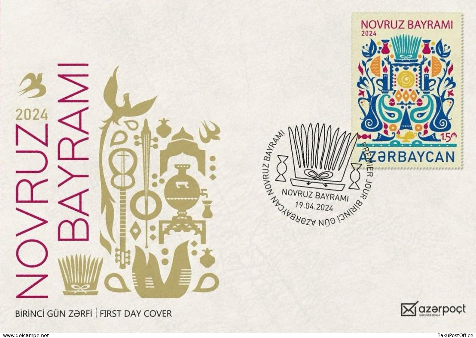 Azerbaijan Stamps 2024 Novruz Holiday MNH Azerpost FDC First Day Cover - Azerbeidzjan