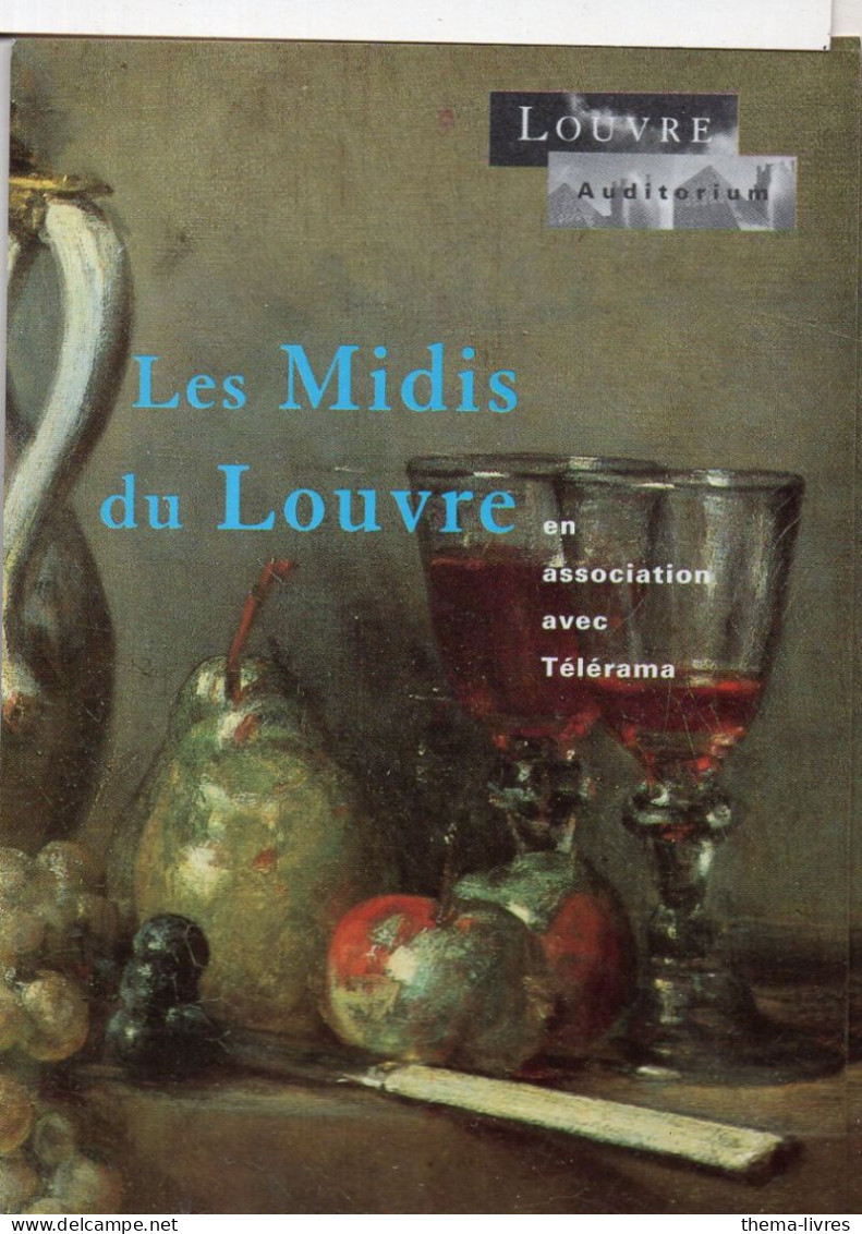 Paris :CARTE-COM Publicitaire LES MIDIS DU LOUVRE   1992  (PPP47144) - Pubblicitari