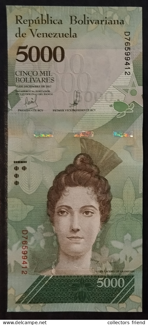 VENEZUELA 5000 Bolívares Year 2017 P97c UNC - Venezuela