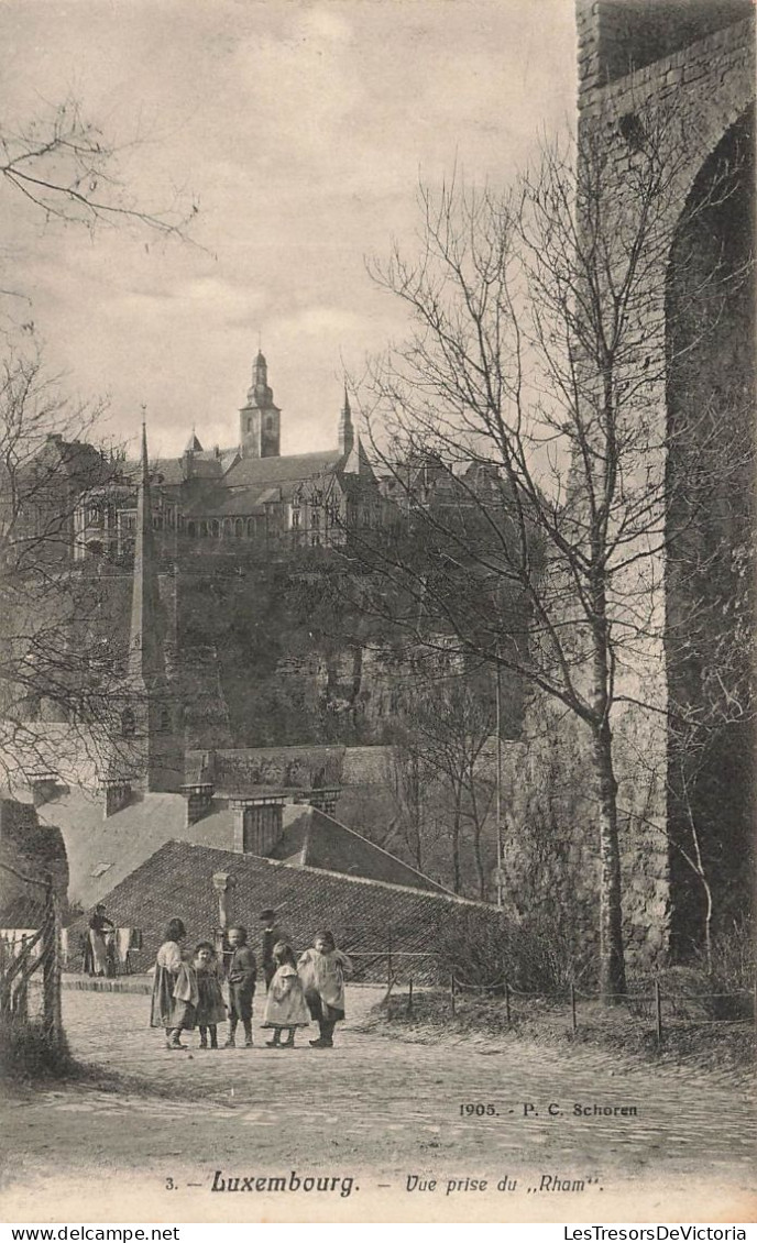 LUXEMBOURG - Vue Prise Du Rham - Eglise - Animé - Carte Postale Ancienne - Luxemburg - Stadt