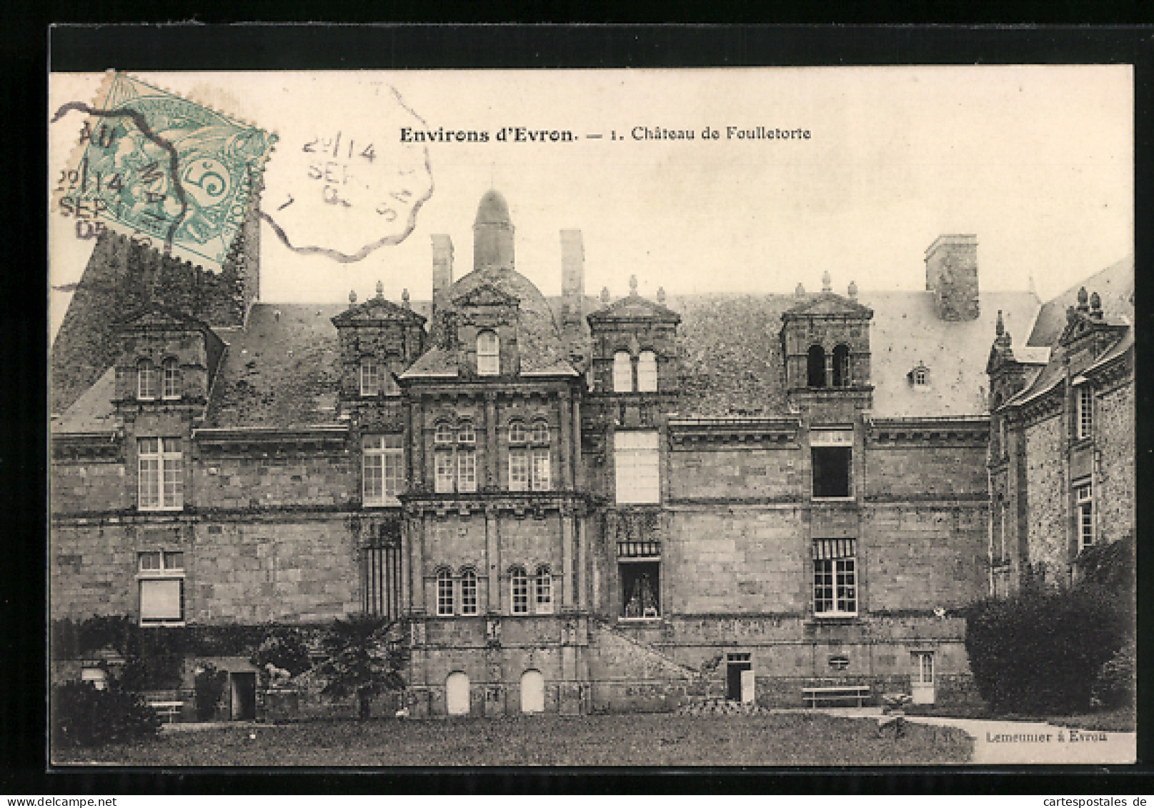 CPA Evron, Château De Foulletorte  - Evron