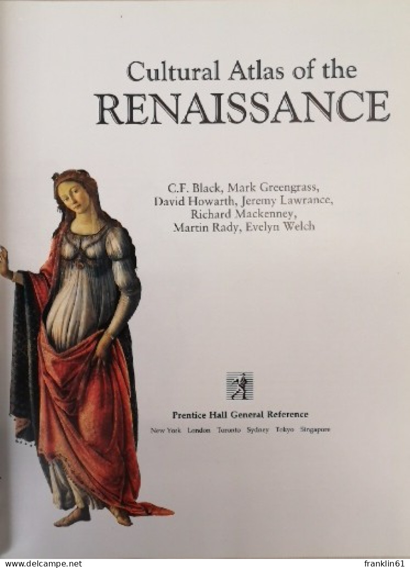 Cultural Atlas Of The Renaissance. - Autres & Non Classés