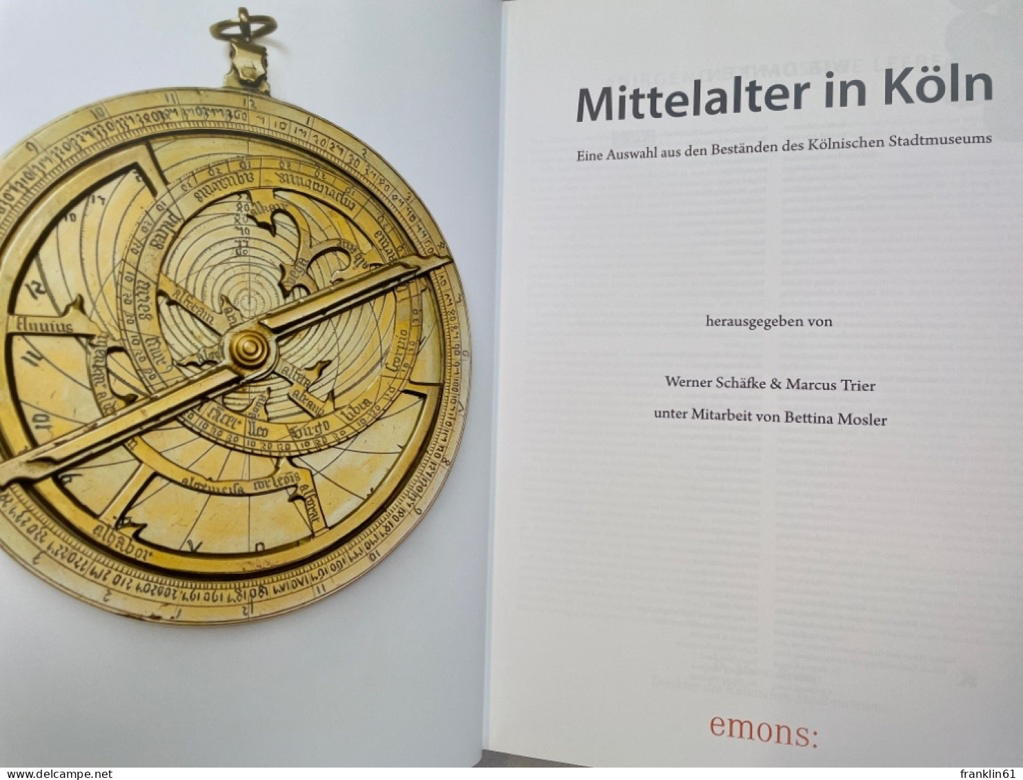 Mittelalter In Köln : Eine Auswahl Aus Den Beständen Des Kölnischen Stadtmuseums. - 4. 1789-1914