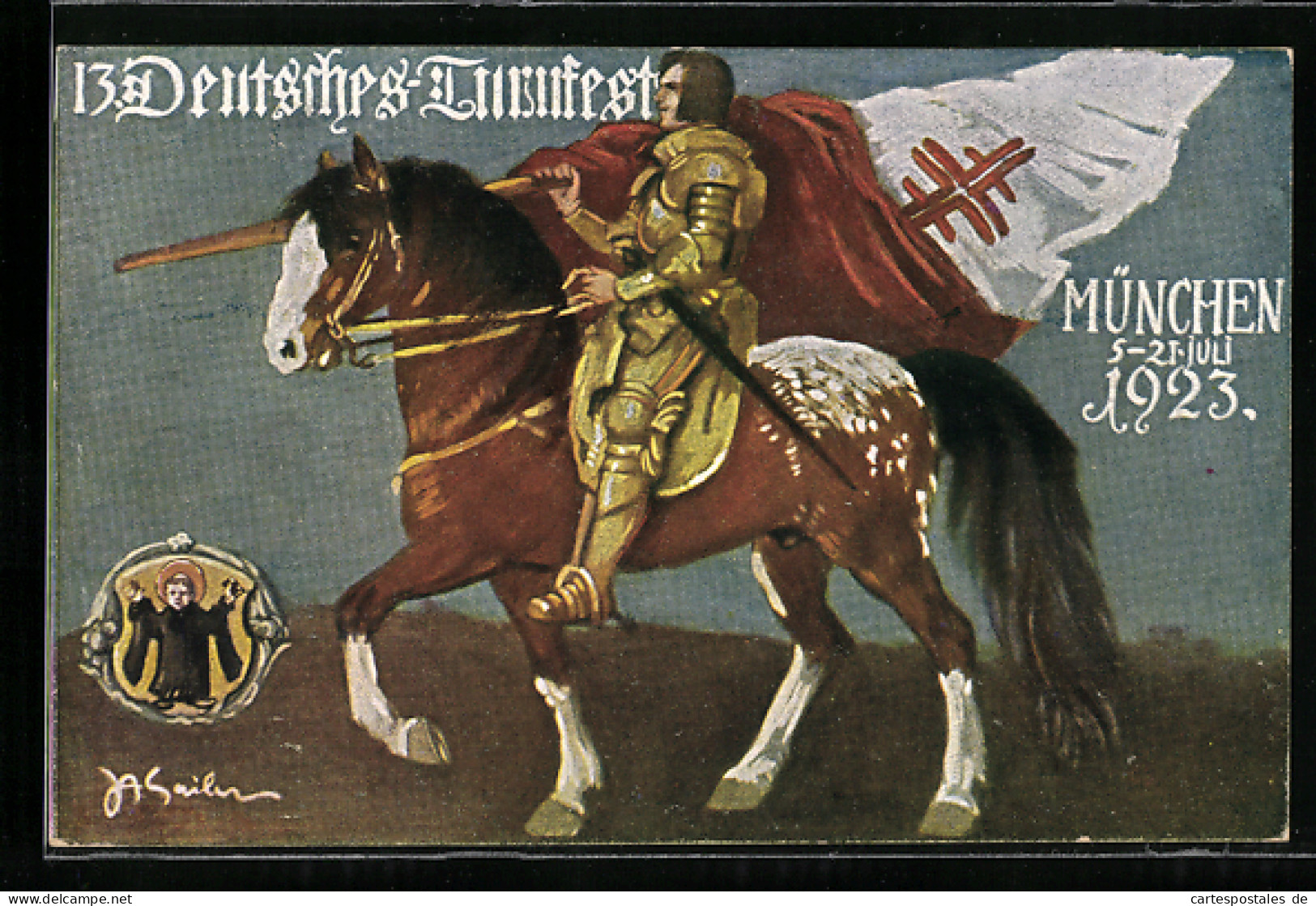 Künstler-AK München, 13. Deutsches Turnfest 1923  - Other & Unclassified