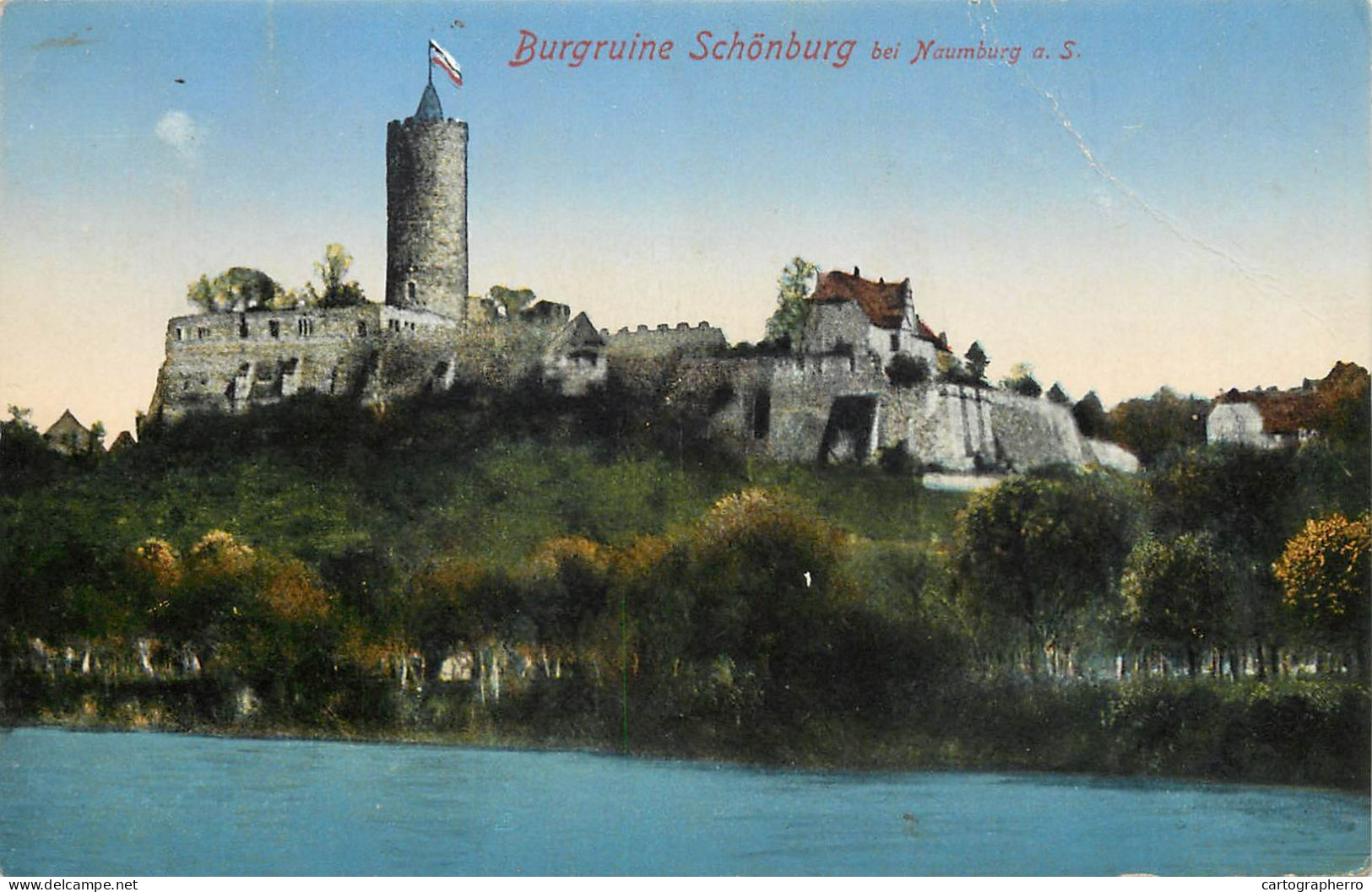 Germany Burgruine Schonburg Bei Naumburg An Der Saale - Naumburg (Saale)