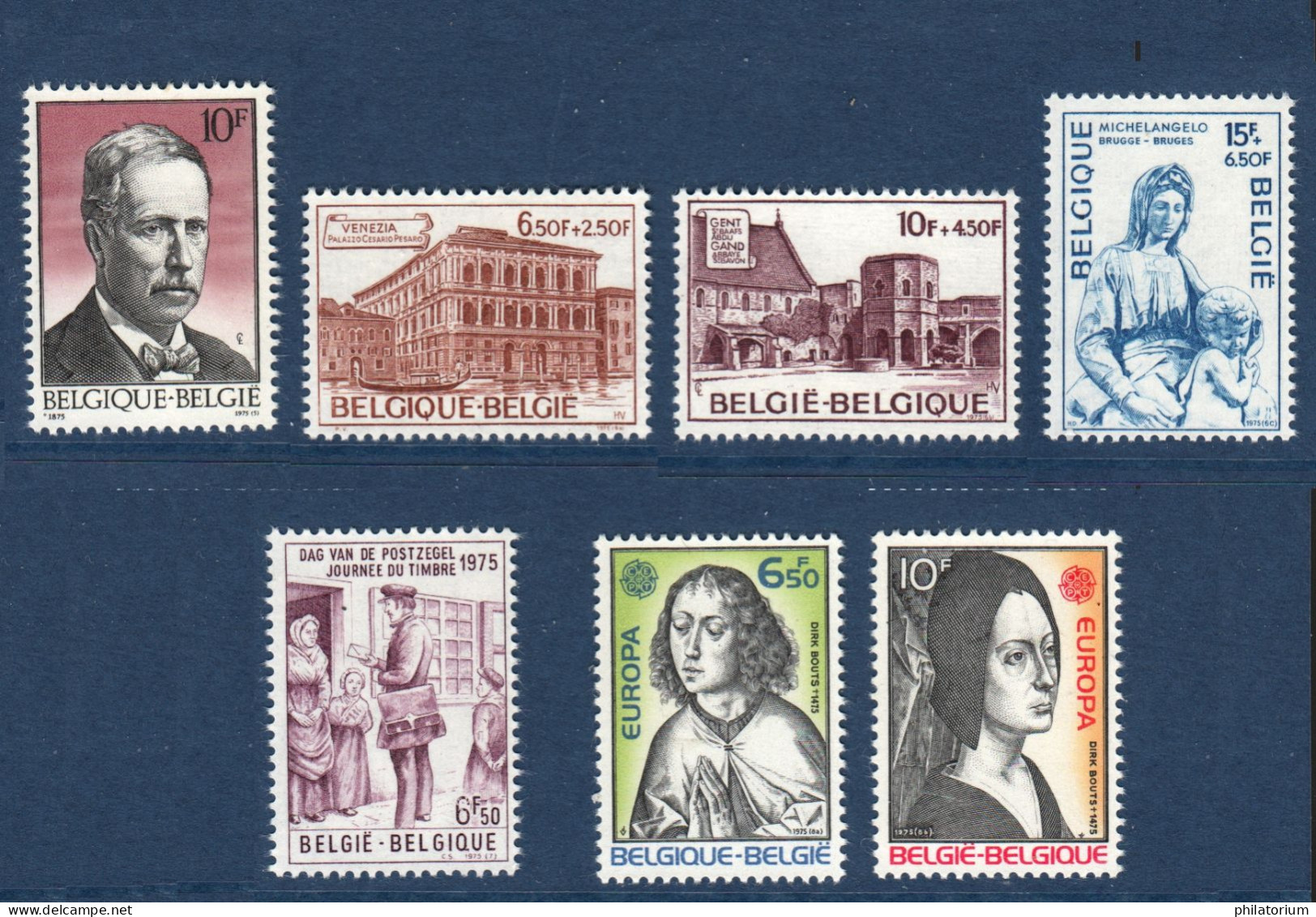 Belgique, België, **, Yv 1752 à 1758, Mi 1811 à 1819, SG 2383 à 2388, - Nuovi