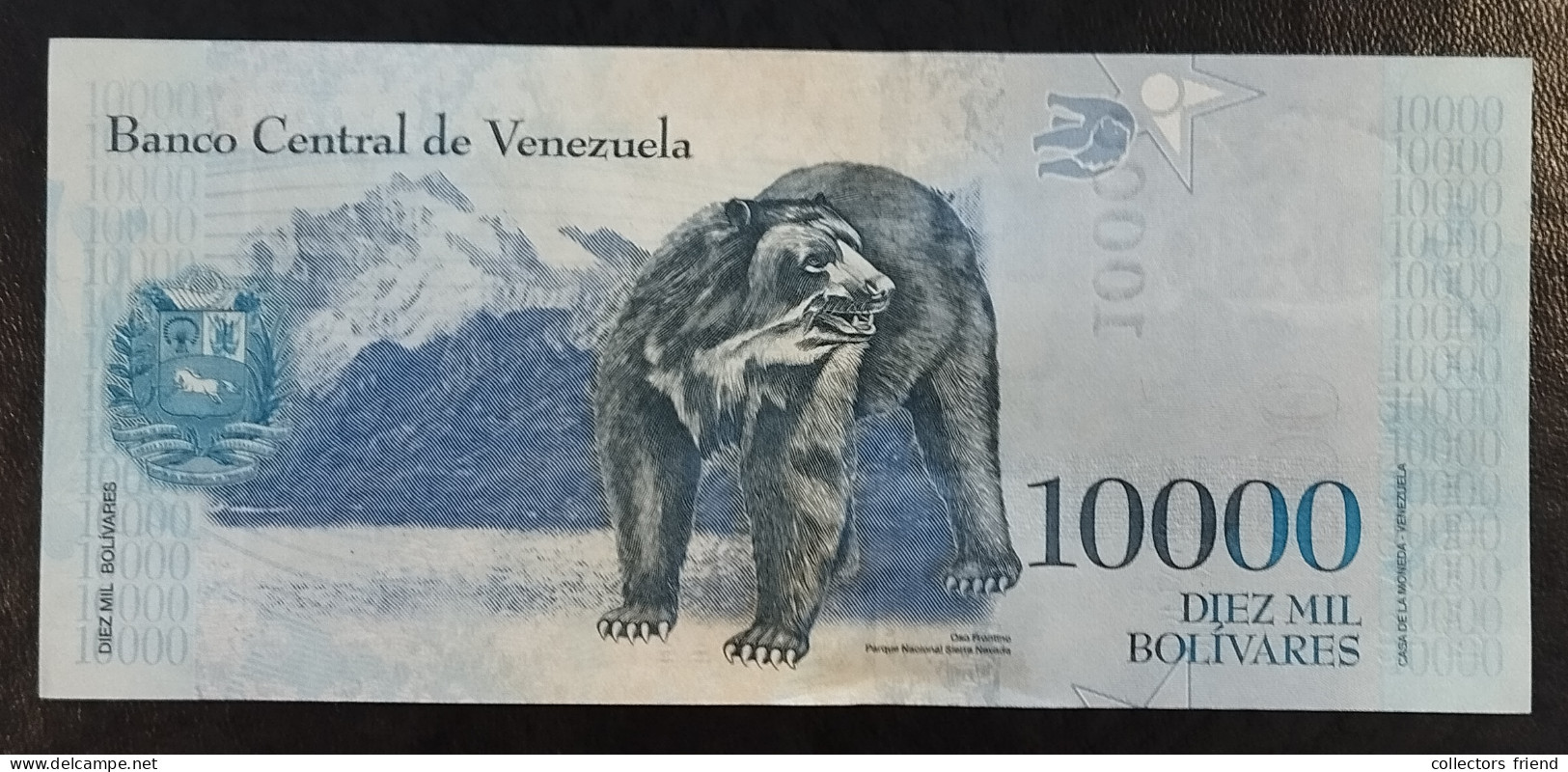 VENEZUELA 10000 Bolívares Year 2017 P98c UNC - Venezuela