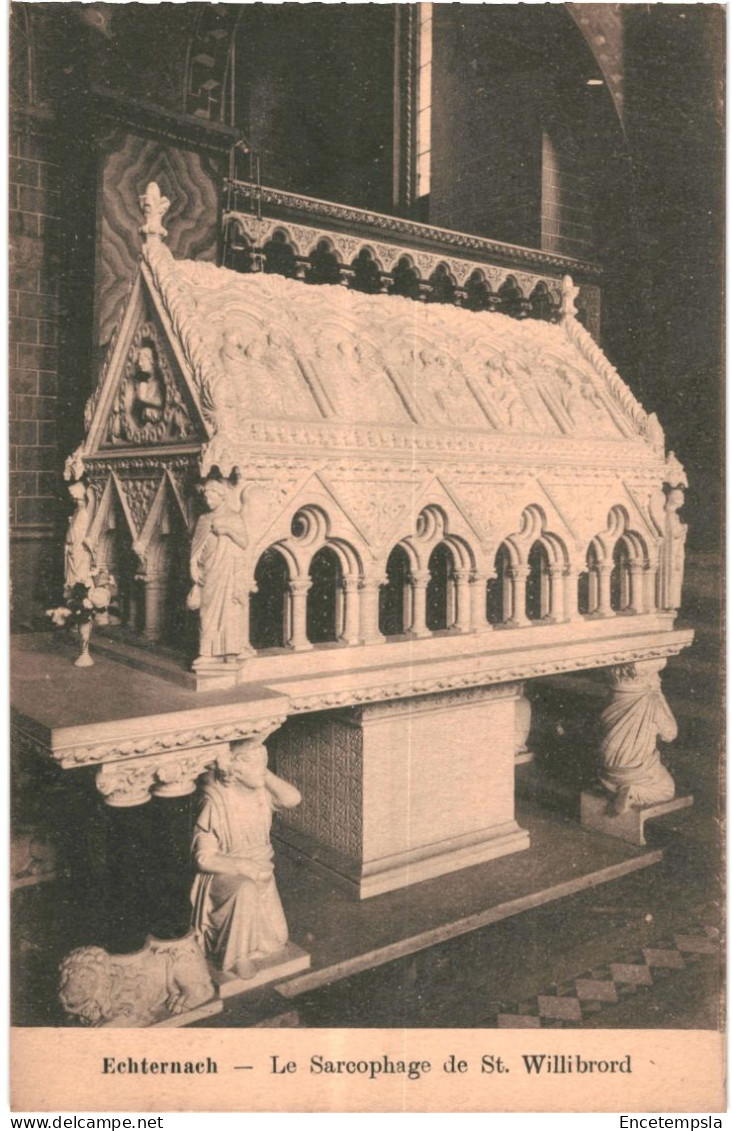 CPA Carte Postale  Luxembourg  Echternach   Sarcophage De St Wullibord  VM79802 - Echternach