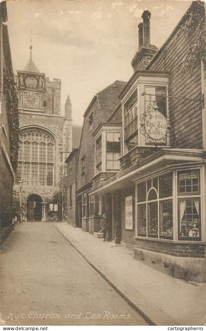 British Churches & Cathedrals Rye Church And Tea Rooms - Eglises Et Cathédrales