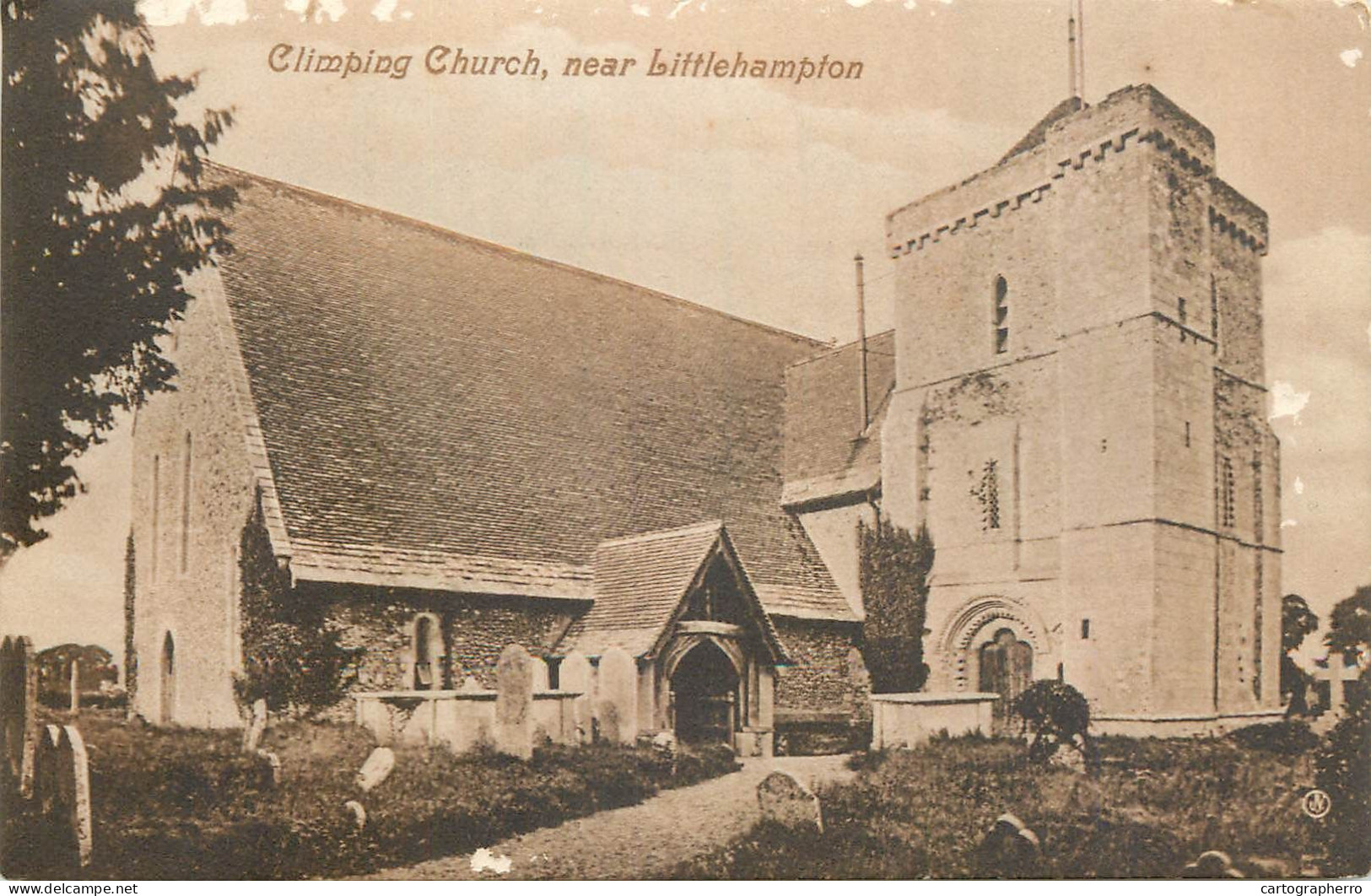 British Churches & Cathedrals Climping Church Near Littlehampton - Eglises Et Cathédrales