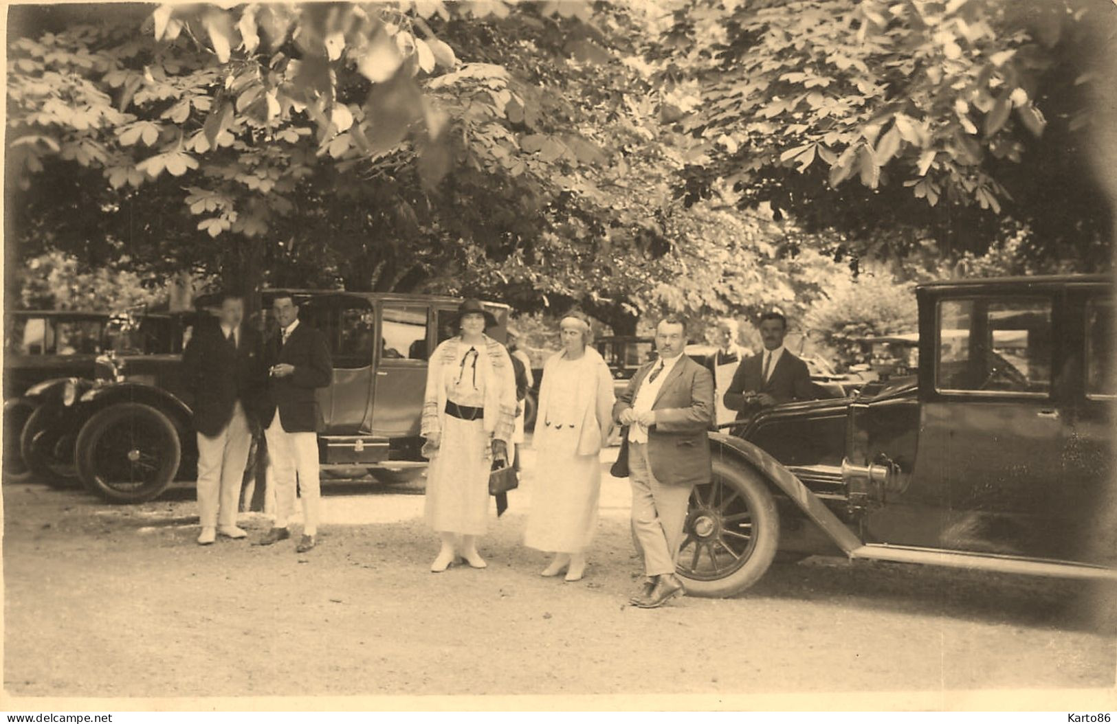 Automobile Ancienne De Marque Modèle Type ? * Carte Photo * Voiture Automobiles Transport - PKW