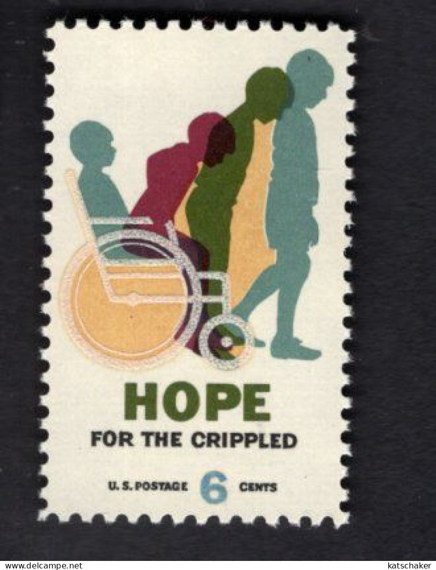 203633216 1969 SCOTT 1385 (XX) POSTFRIS MINT NEVER HINGED  - HOPE FOR CRIPPLED - Ungebraucht