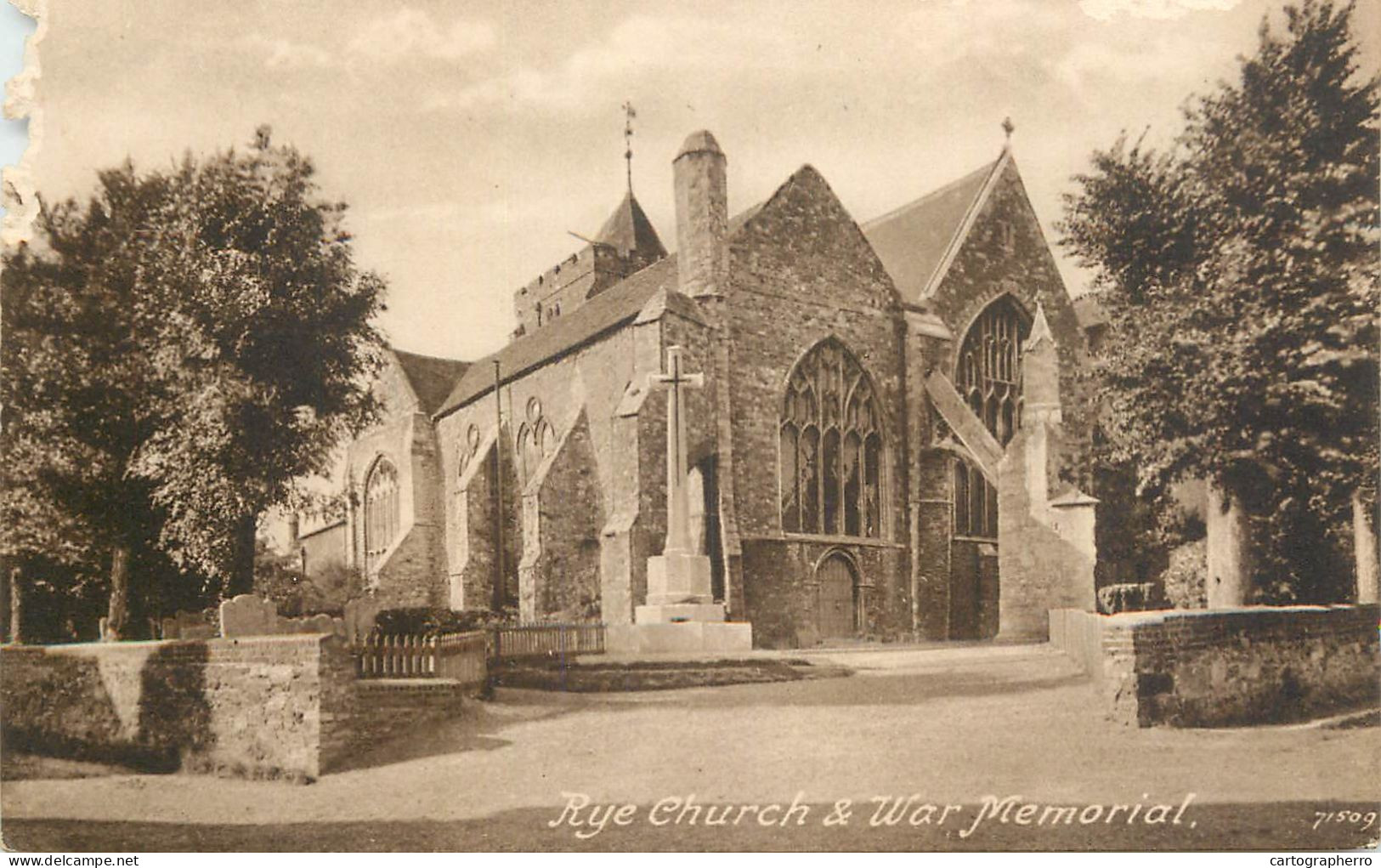 British Churches & Cathedrals Rye Church War Memorial - Chiese E Cattedrali