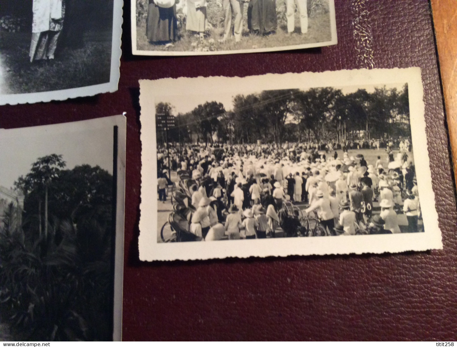 Joli lot photos Missionnaires Religion Colonies . Djibouti Cambodge Congo ? Annotées au Dos . 1934 / 35