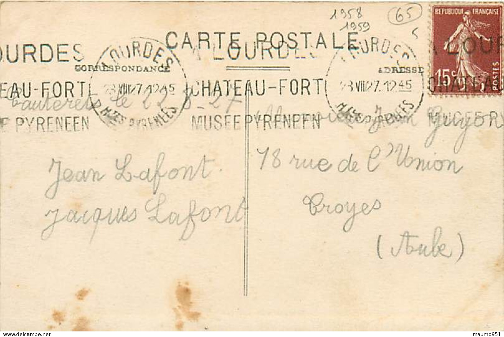 Département 65. Hautes Pyrénées. Région. Occitanie. Lot de 20 Cartes anciennes N° 202