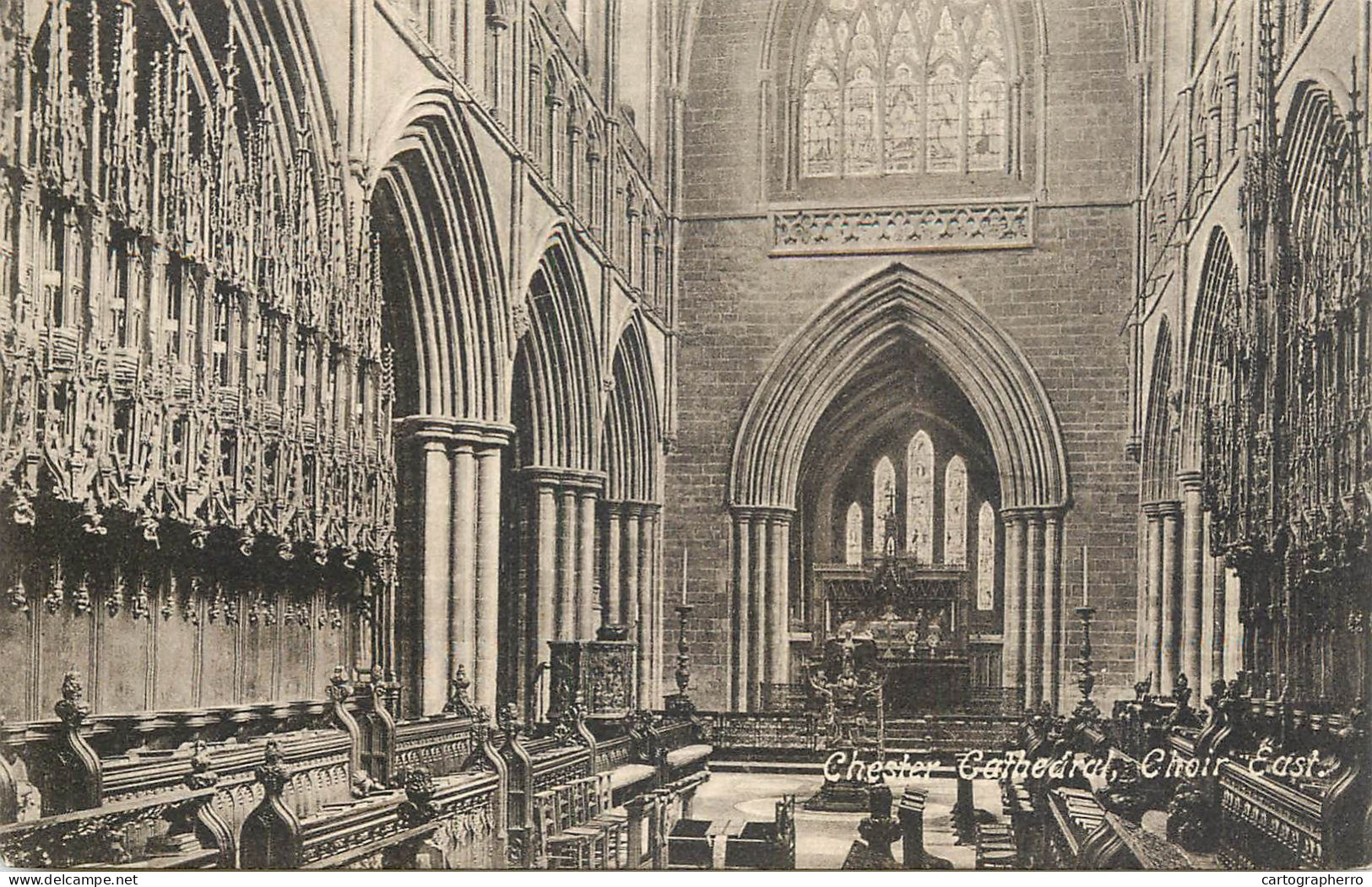 British Churches & Cathedrals Chester Cathedral Choir East - Churches & Cathedrals