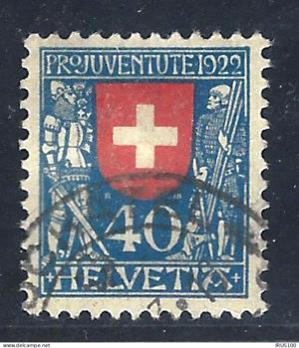 PRO JUVENTUTE 1922 - SUISSE SCHWEIZ 40c - Y&T 191 Mi. 178 OBLITÉRÉ  - Gebraucht