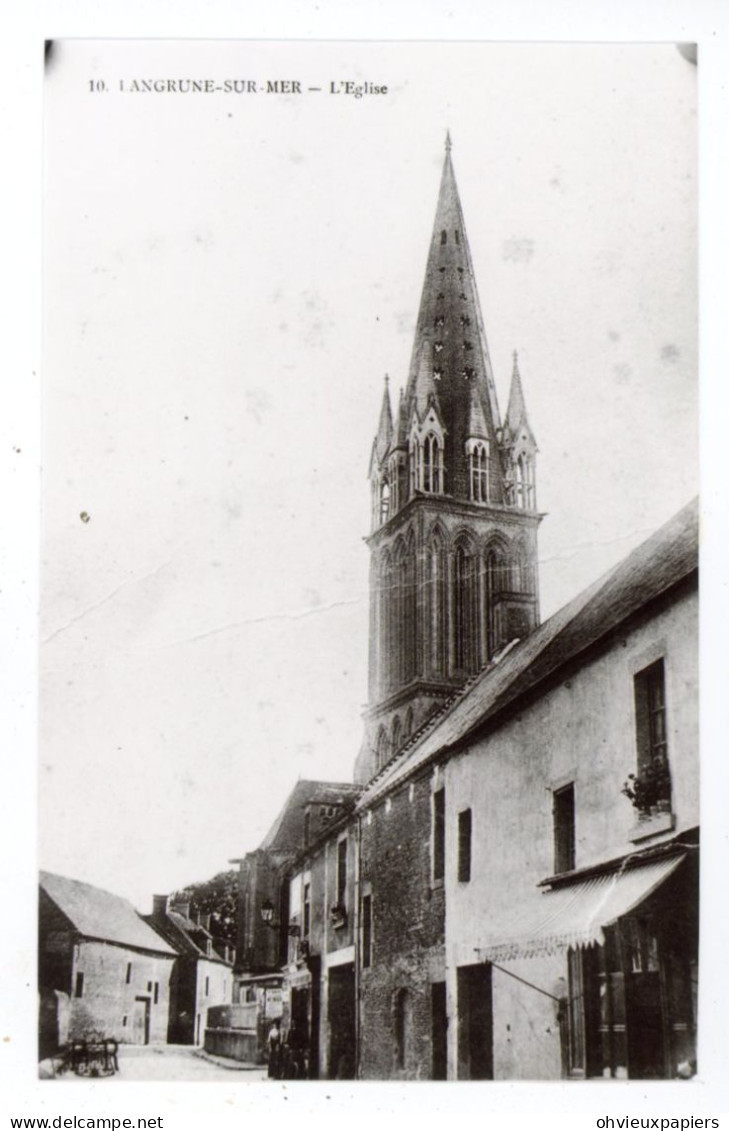 LANGRUNE SUR MER  lot de 17 reproductions  CARTES POSTALES  de la gare à la salle des fêtes