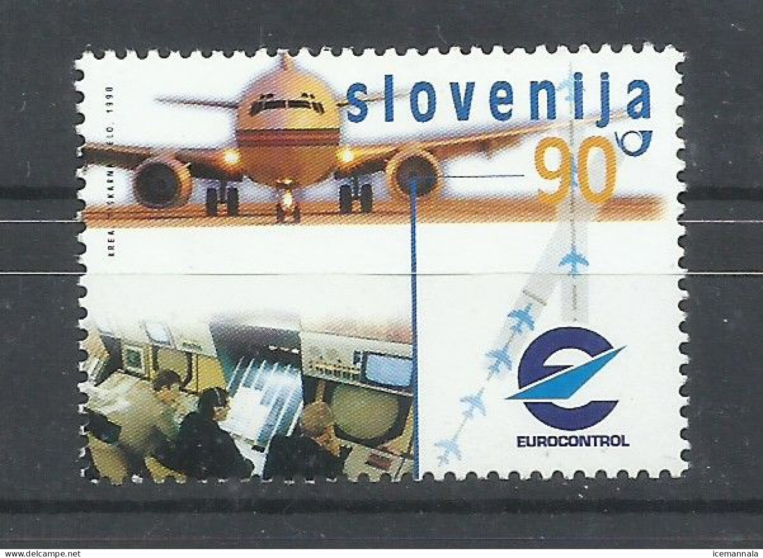 SLOVENIA  YVERT  199    MNH  ** - Airplanes