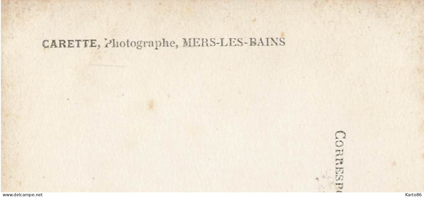 Mers Les Bains * Carte Photo Photographe CARETTE * Concours De Châteaux De Sable , Forts * Enfants Villageois - Mers Les Bains