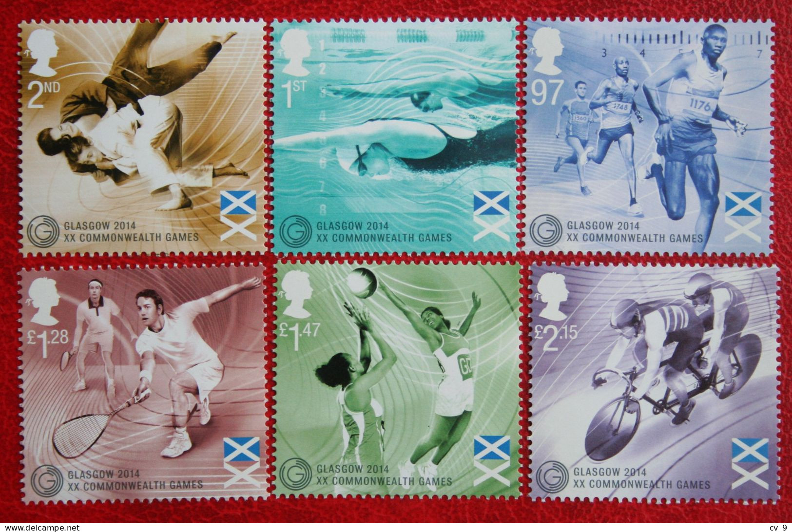 Commonwealth Games Glasgow Sport (Mi 3621-3626) 2014 POSTFRIS MNH ** ENGLAND GRANDE-BRETAGNE GB GREAT BRITAIN - Nuevos