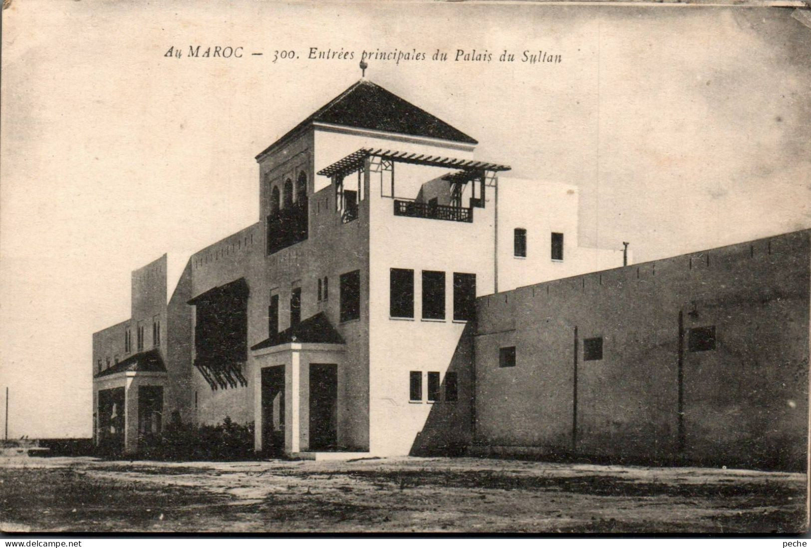 N°268 W -cpa Entrées Principales Du Palais Du Sultan - Casablanca