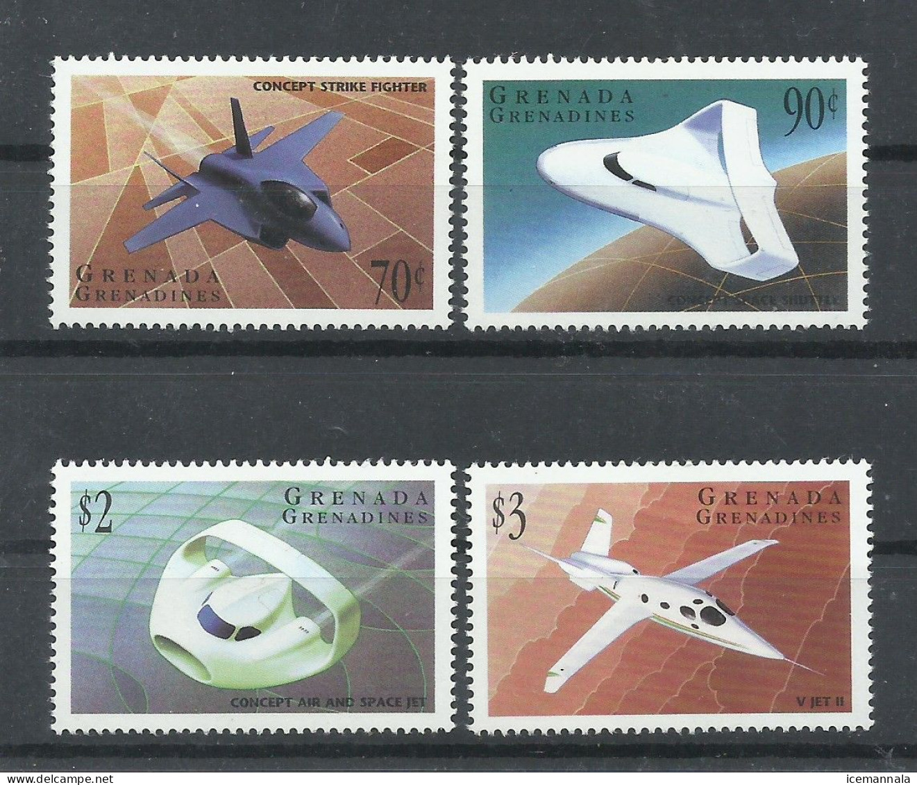 GRENADINES  YVERT  2284/87     MNH  ** - Airplanes