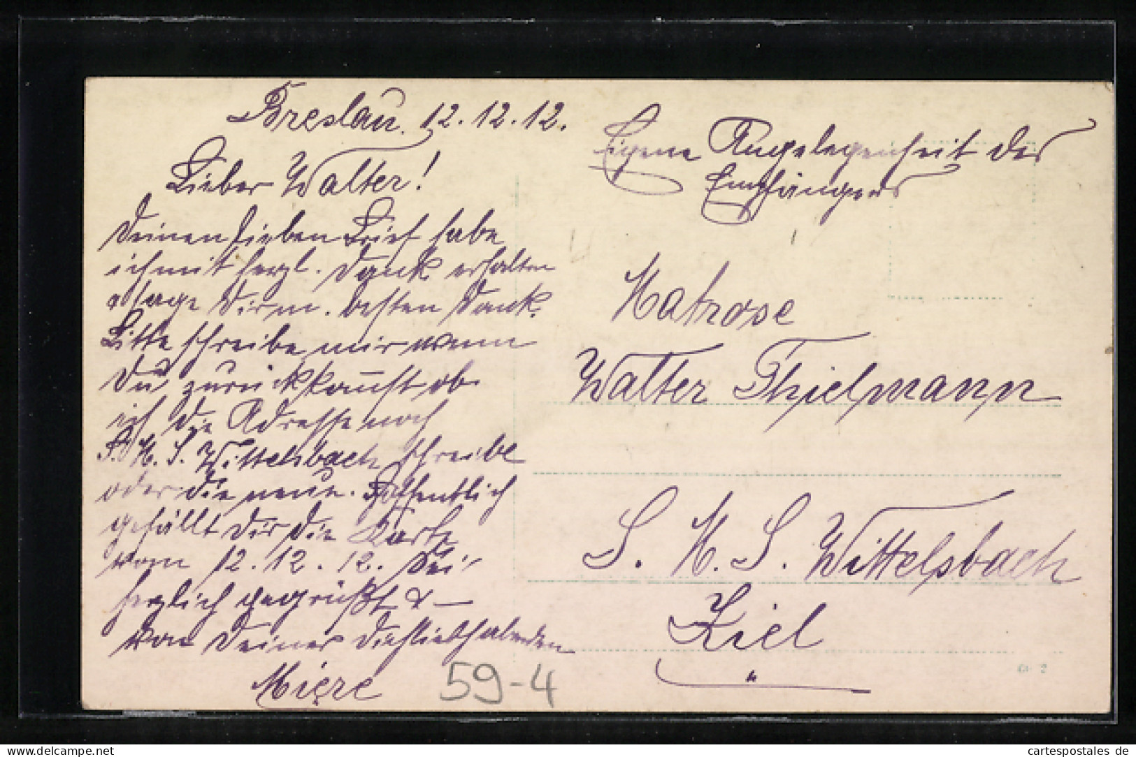 AK Datum 12.12.1912, Porträt Einer Jungen Frau, Will Man Schrieben Wieder Solche Karten, Muss Man 100 Jahre Warten  - Sterrenkunde