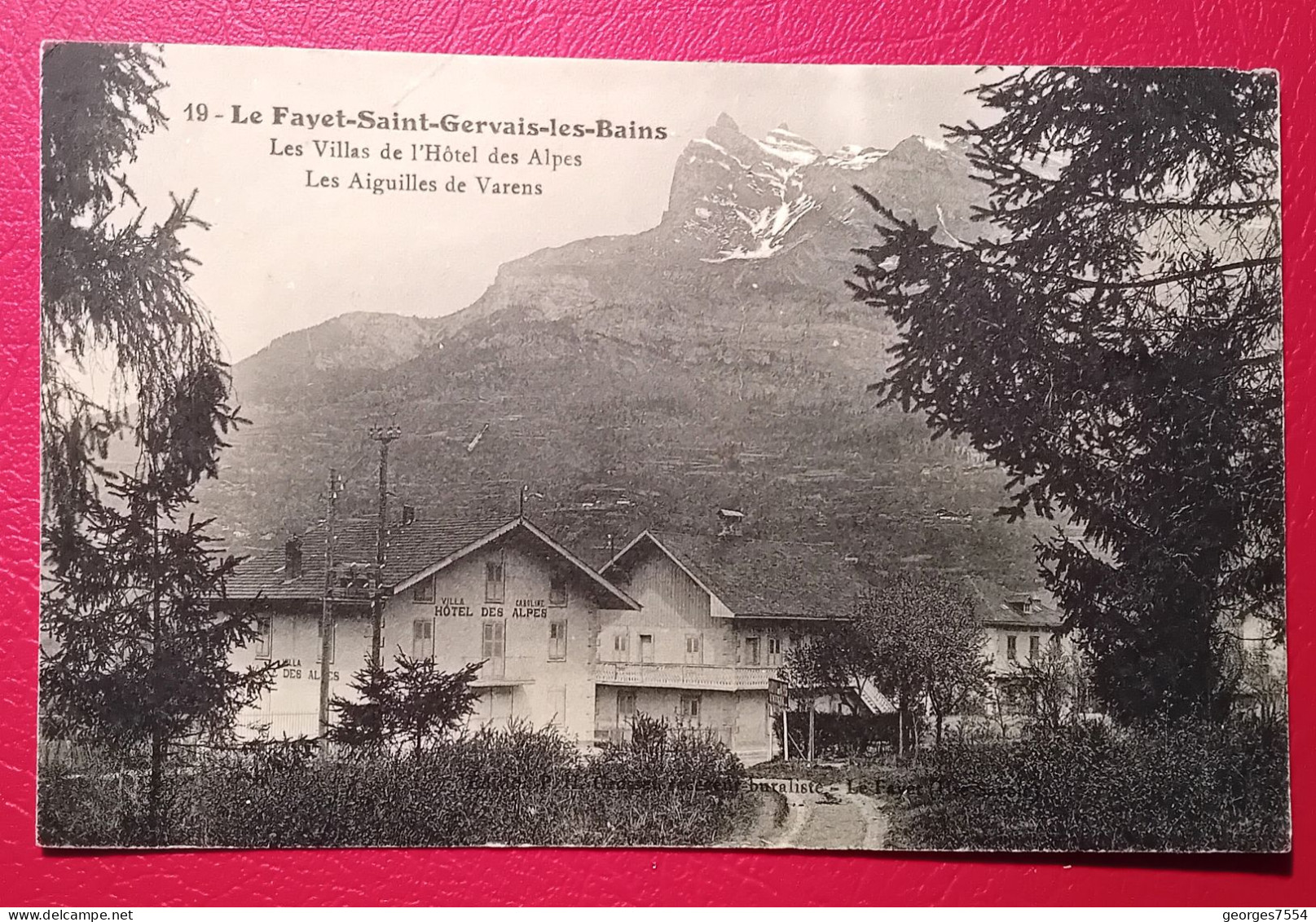 74 -LE FAYET -SAINT-GERVAIS  LE VILLAGE ET HOTEL DES ALPES - Saint-Gervais-les-Bains