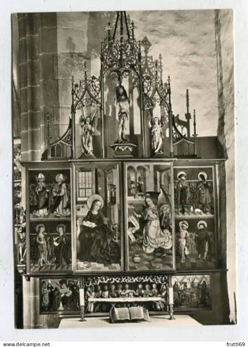 AK 213764 CHURCH / CLOISTER  - Creglingen A. Tauber - Hergottskirche - Rechter Seitenaltar - Chiese E Conventi