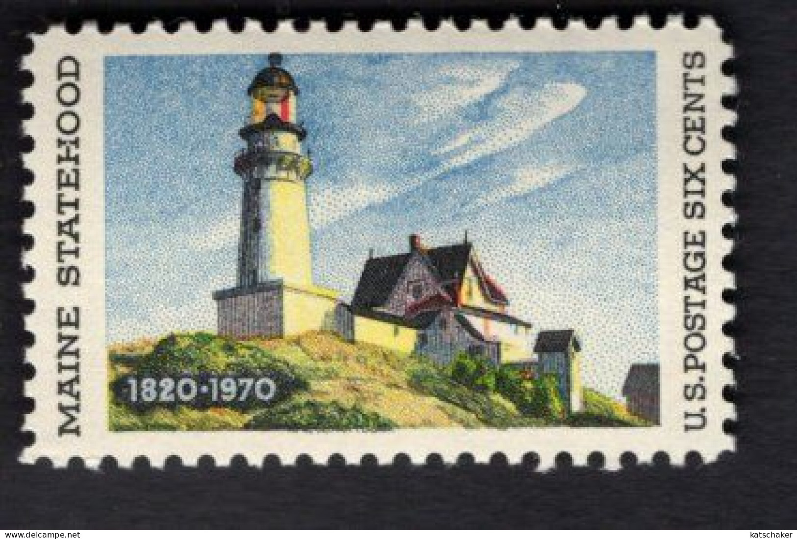 2011772840 1970 SCOTT 1391 (XX) POSTFRIS MINT NEVER HINGED  - LIGHTHOUSE AT TWO LIGHTS - MAINE - Ungebraucht