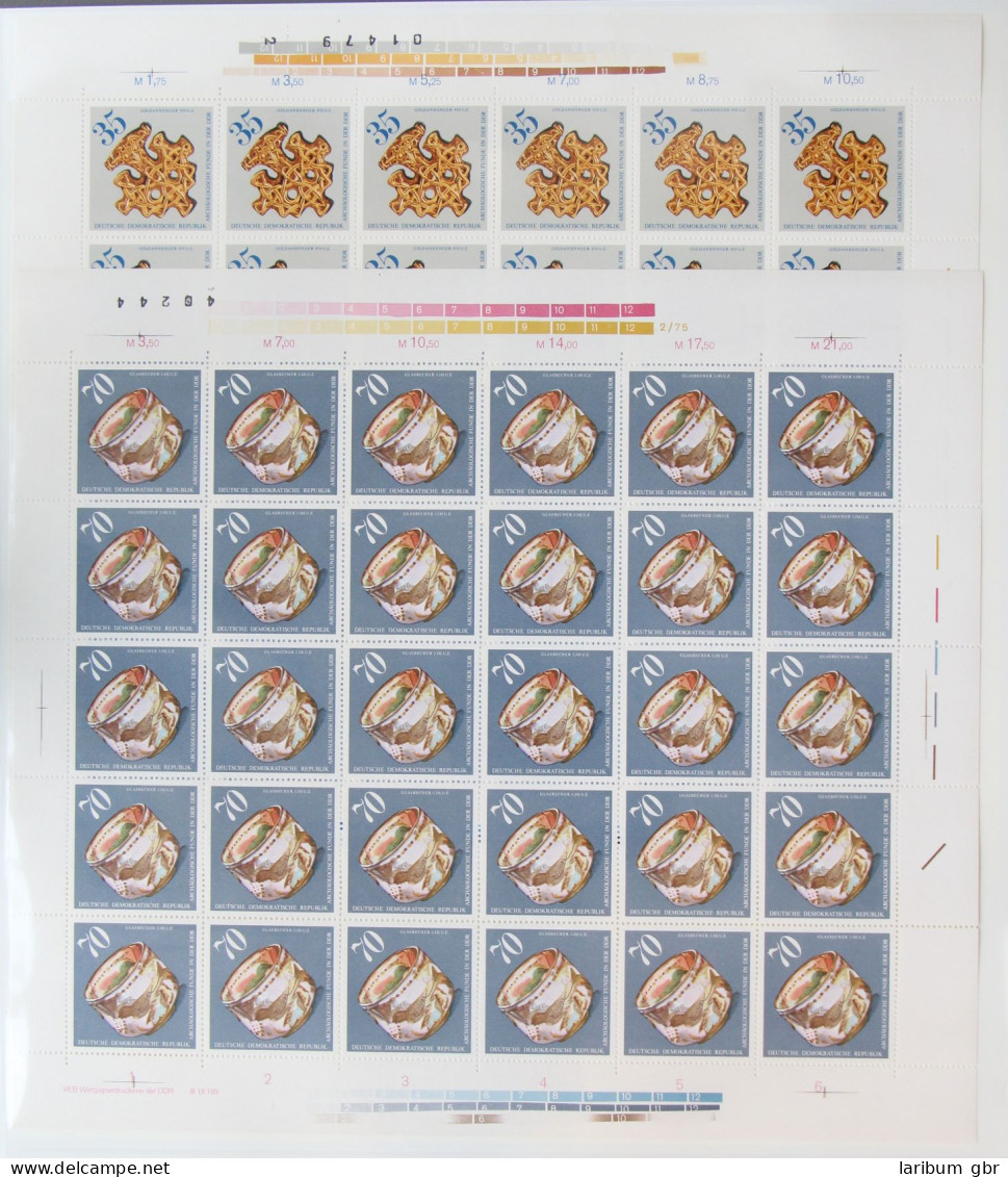 DDR 2182-2186 Postfrisch Bogen Ungefaltet #JE487 - Other & Unclassified
