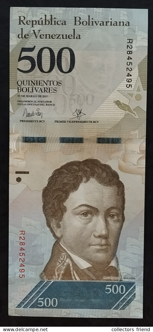 VENEZUELA 500 Bolívares Year 2017 P94b UNC - Venezuela