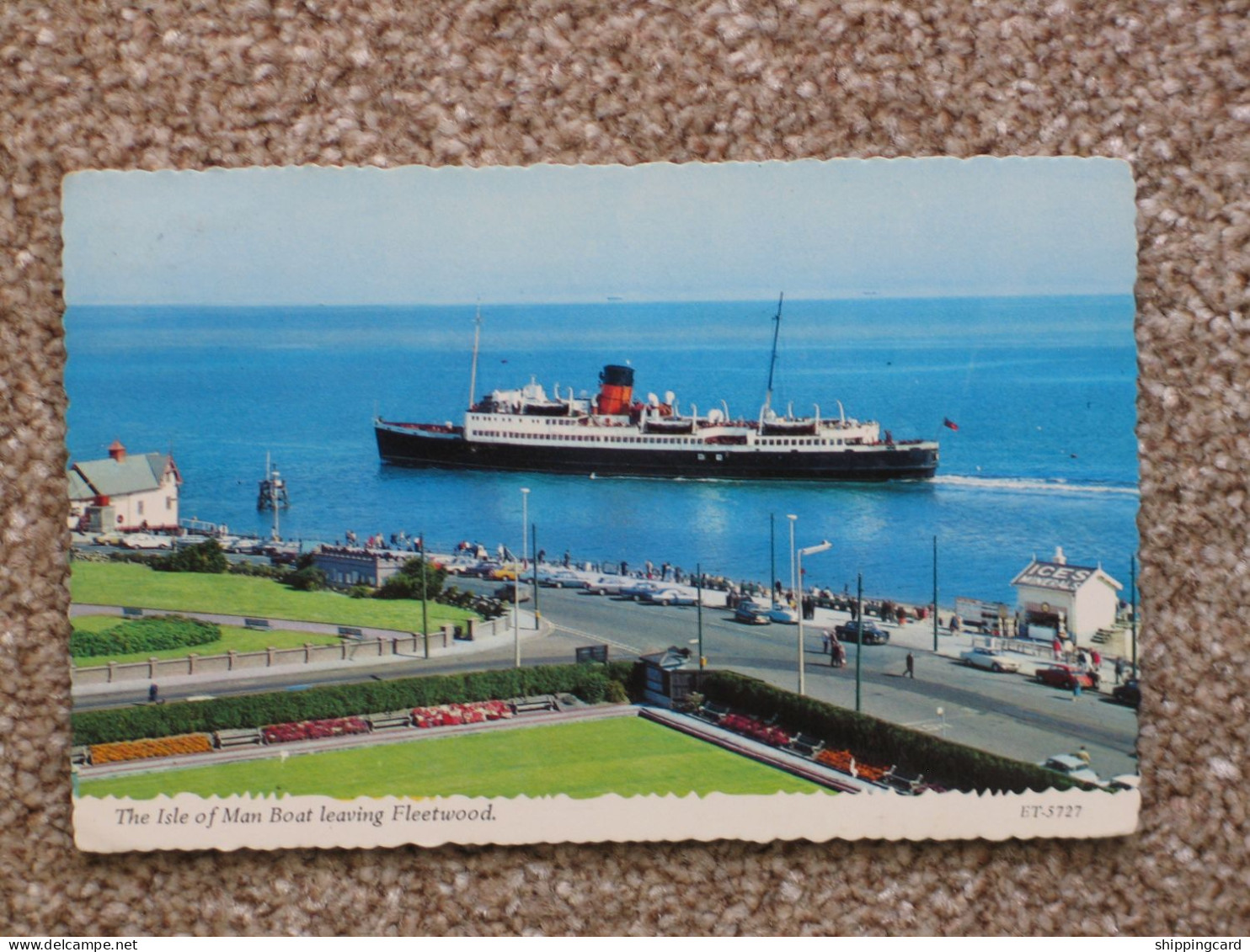 ISLE OF MAN STEAM PACKET VESSEL LEAVING FLEETWOOD - Transbordadores