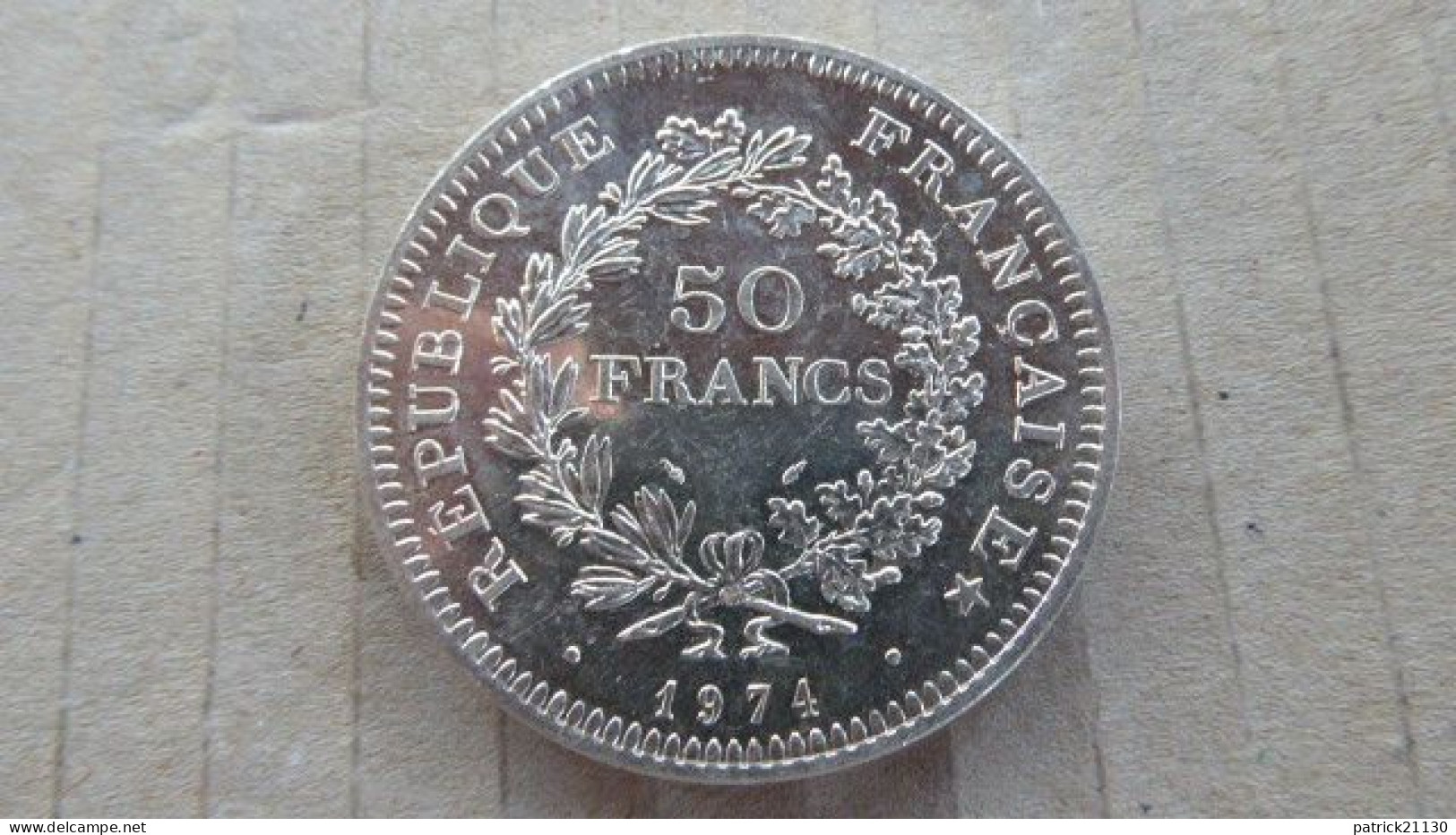 1 PIECE DE 50 F ARGENT 1968 - 50 Francs