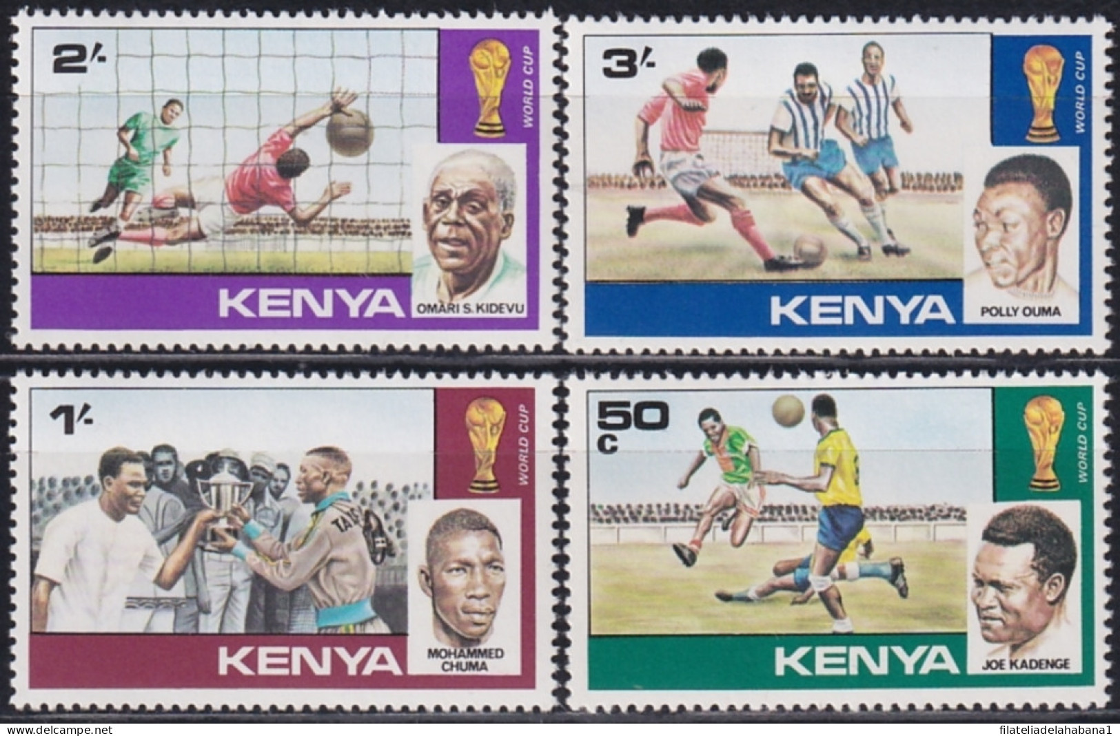 F-EX49650 KENYA MNH 1978 WINNER OVERPRINT SOCCER FOOTBALL WORLD CHAMPIONSHIP.  - 1978 – Argentine