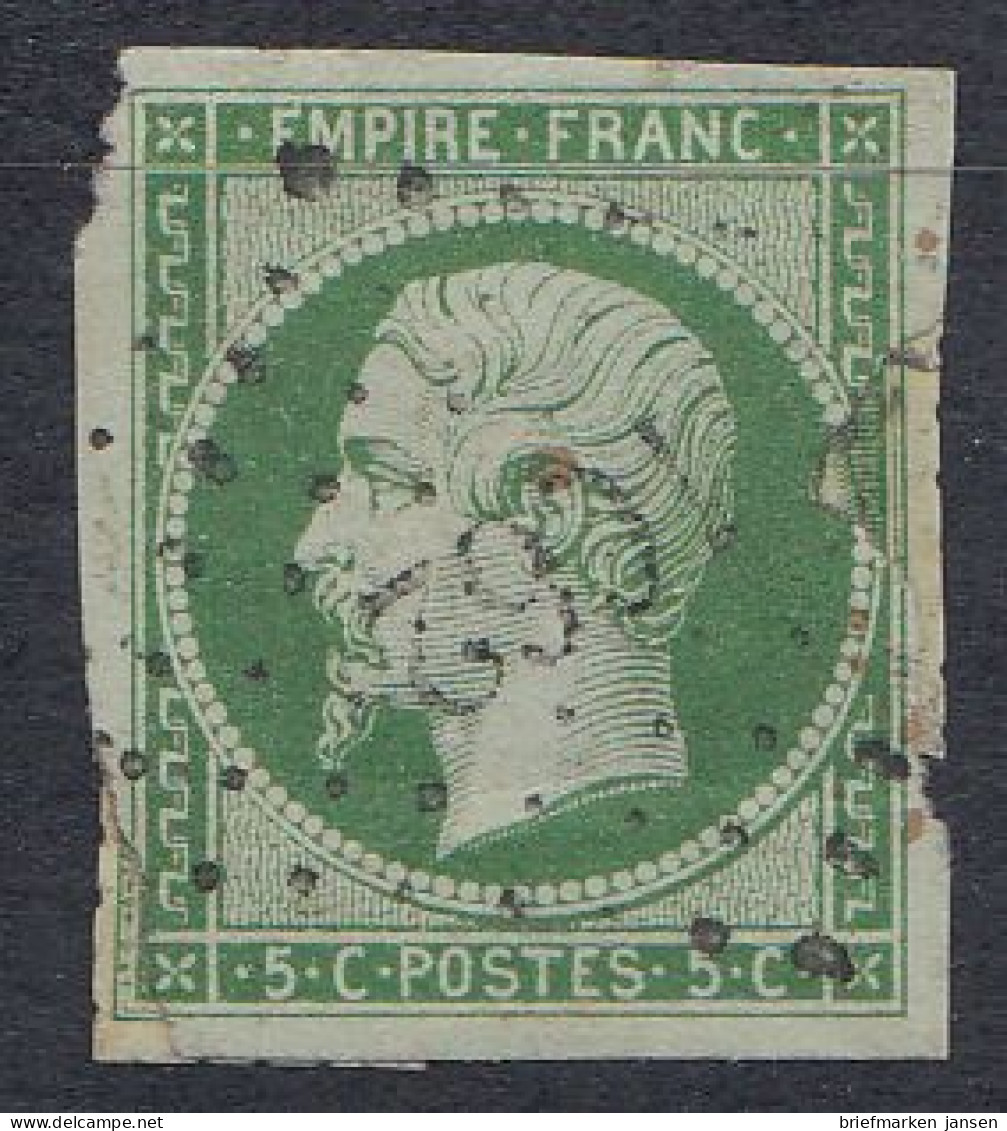 Frankreich MiNr. 11 Freim. Kaiser Napoleon III. (5c) Gestempelt, Siehe Bilder! - Other & Unclassified