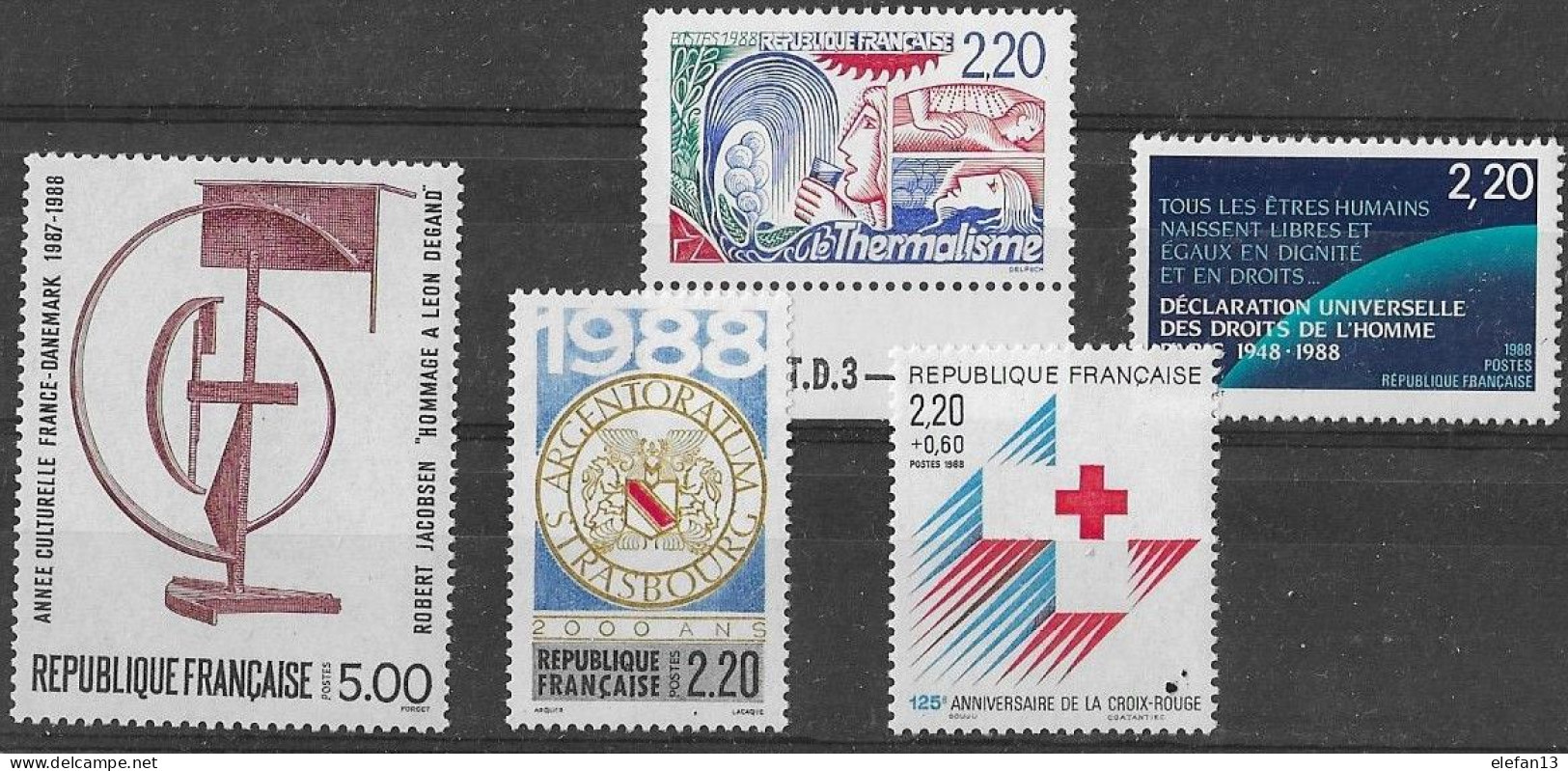 FRANCE N°2551,2552,2555,2556 Et 2559  ** Neufs Sans Charnière Luxe MNH - Neufs