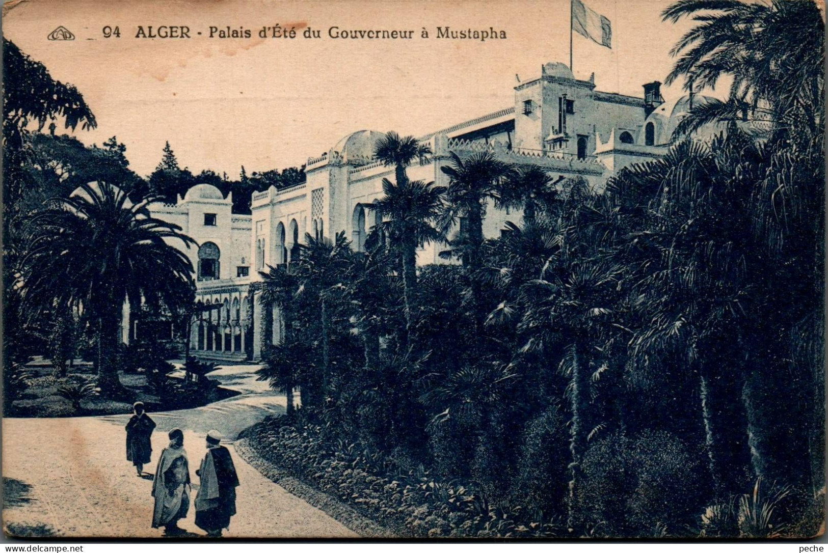 N°280 W -cpa Alger -palais D'été Du Gouverneur à Mustapha- - Algeri