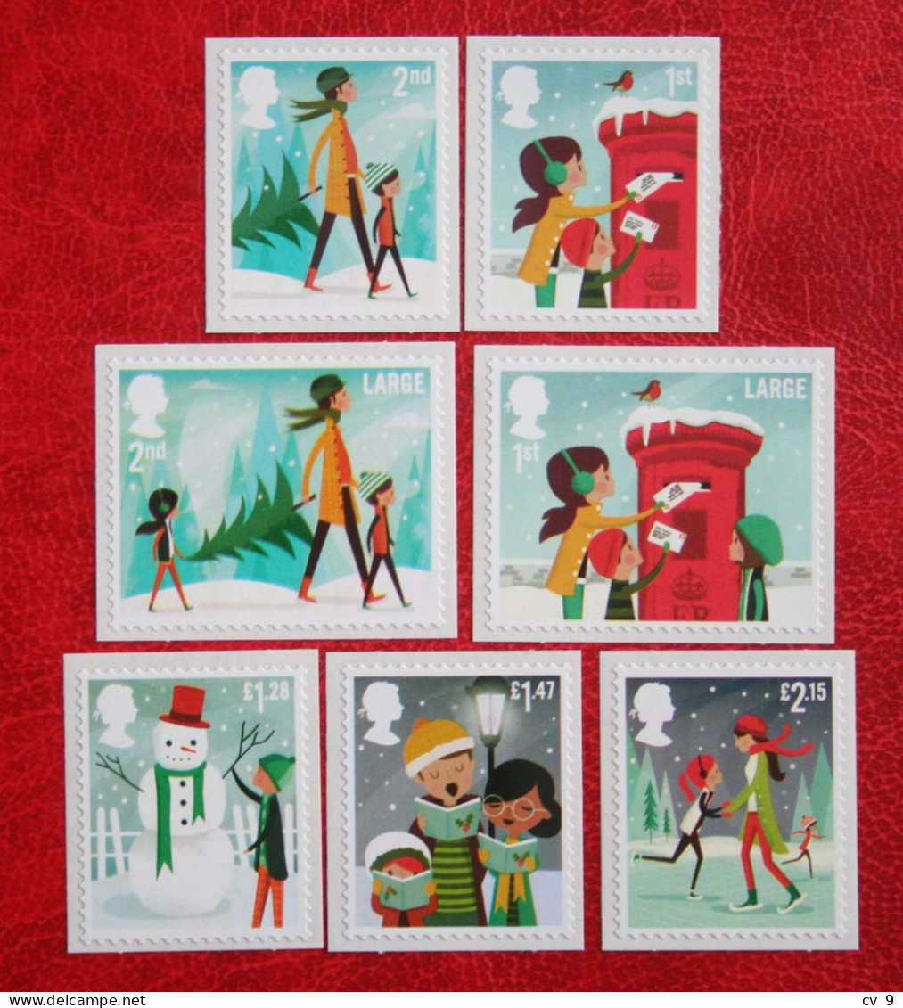 Natale Weihnachten Xmas Noel (Mi 3662-3668) 2014 POSTFRIS MNH ** ENGLAND GRANDE-BRETAGNE GB GREAT BRITAIN - Nuevos